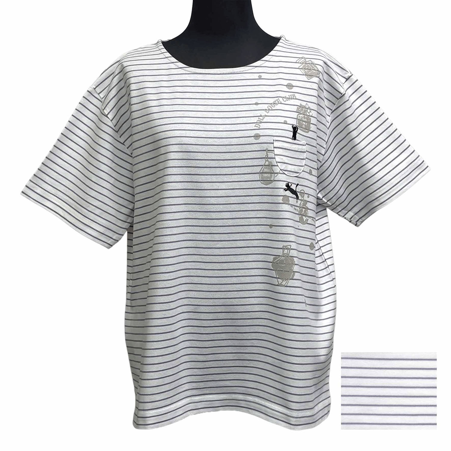 DDCLUB ボーダーT ネコ香水 - 画像8