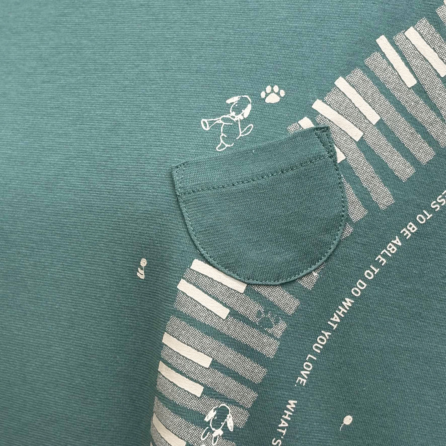 DDCLUB AラインT クレヨン犬ピアノ - 画像4