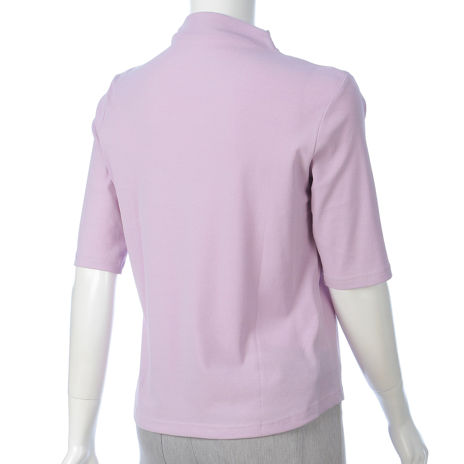 強撚フライス ボトルネックカットソー - 画像15