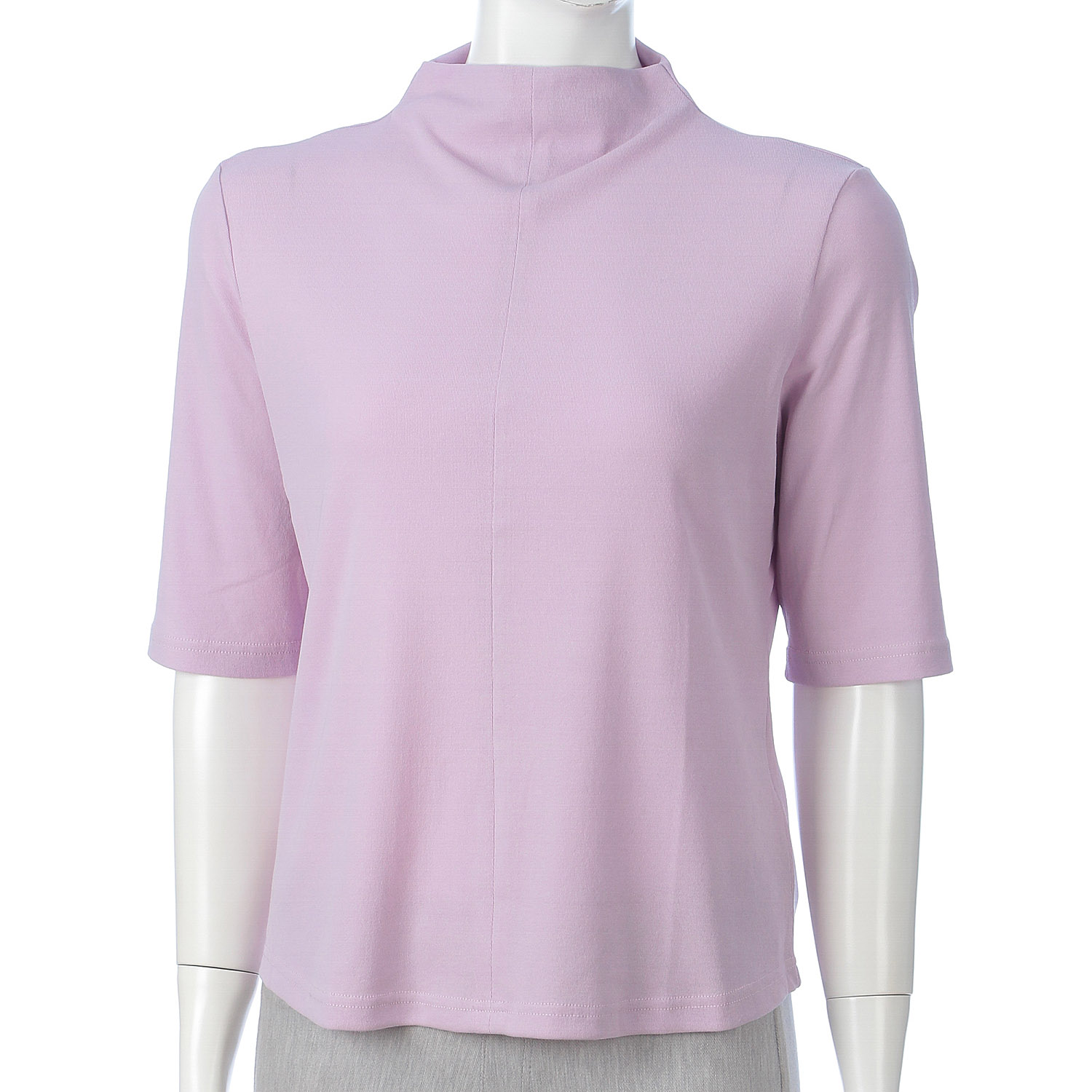 強撚フライス ボトルネックカットソー - 画像17