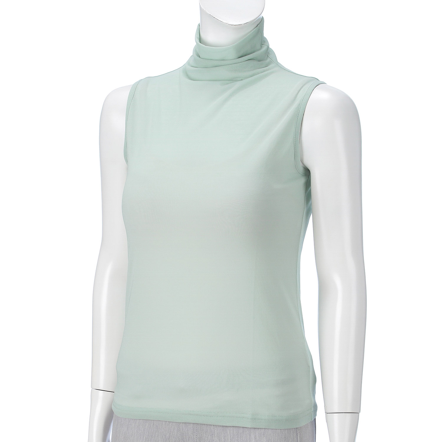 スーパーソフトボトルネックノースリーブカットソー - 画像8