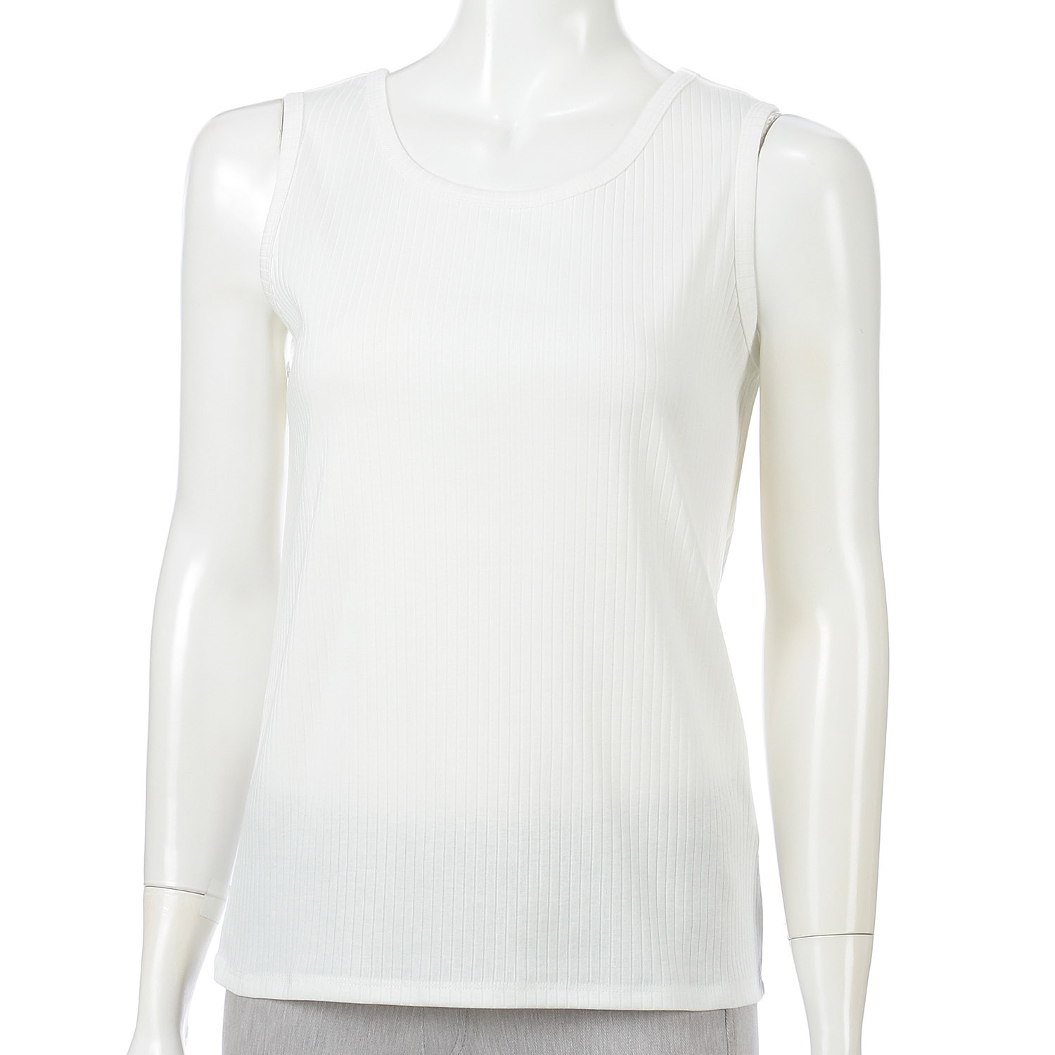 【Insta Live】針抜きフライスリブタンクトップ - 画像1