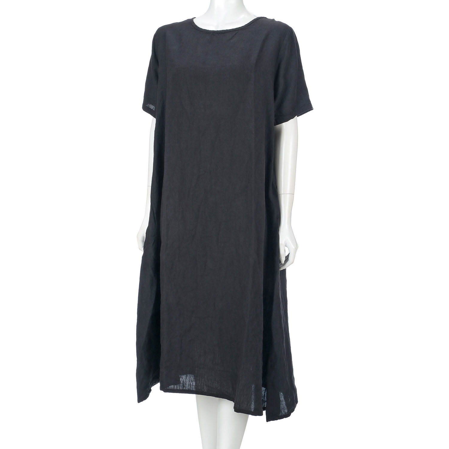 【Insta Live】残りわずか！SO リネンシンプルワンピース半袖 - 画像4