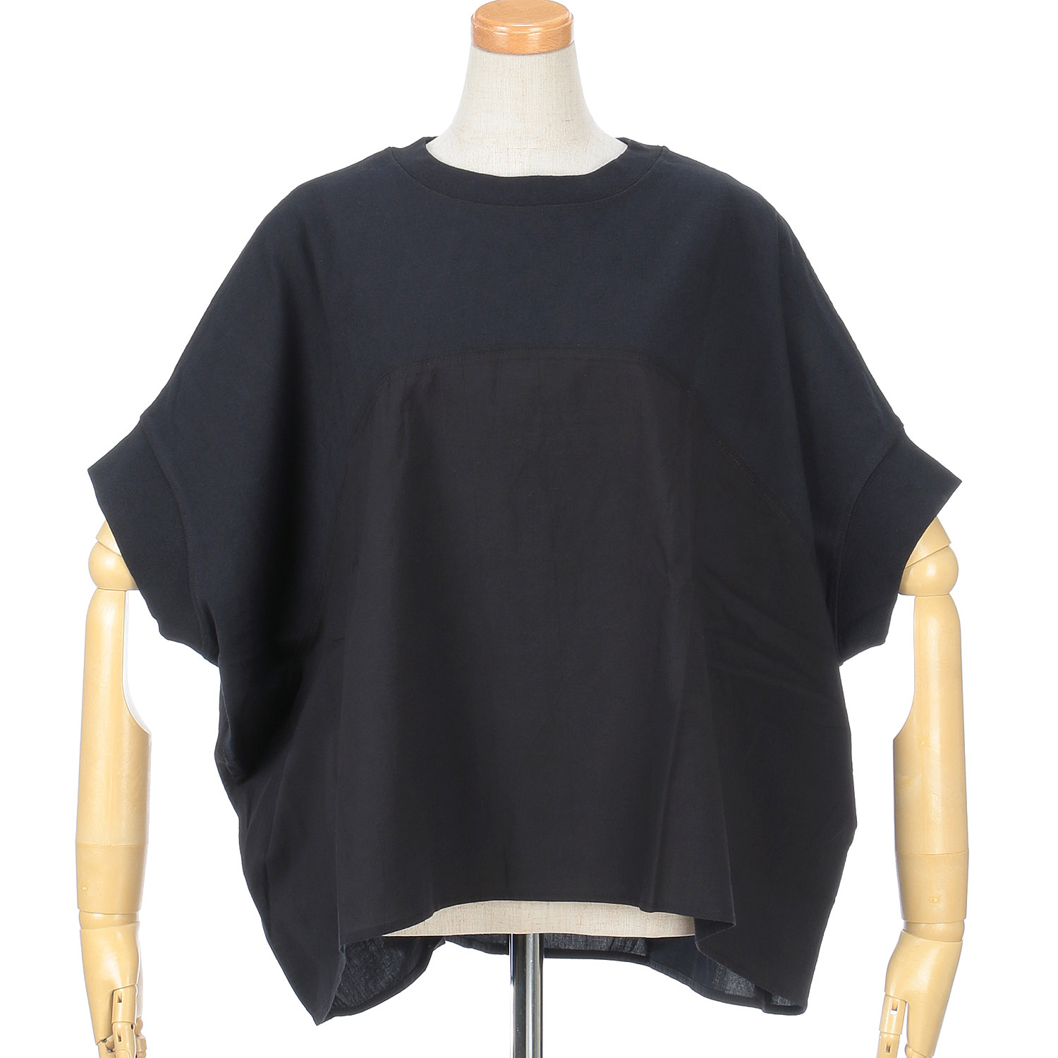 SO 布帛×カットソー切替プルオーバー - 画像3