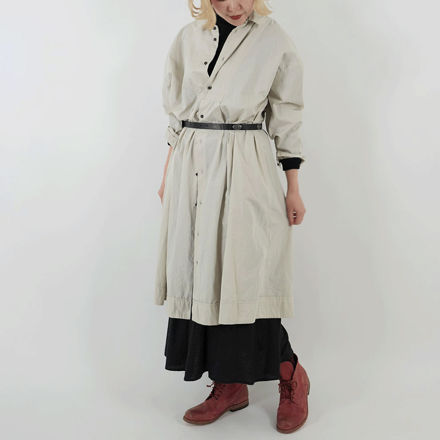 SO 前開きシャツワンピース - 画像6