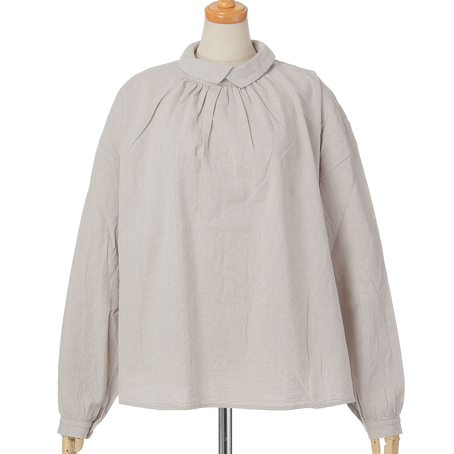 SO 重なり長袖ブラウス - 画像4