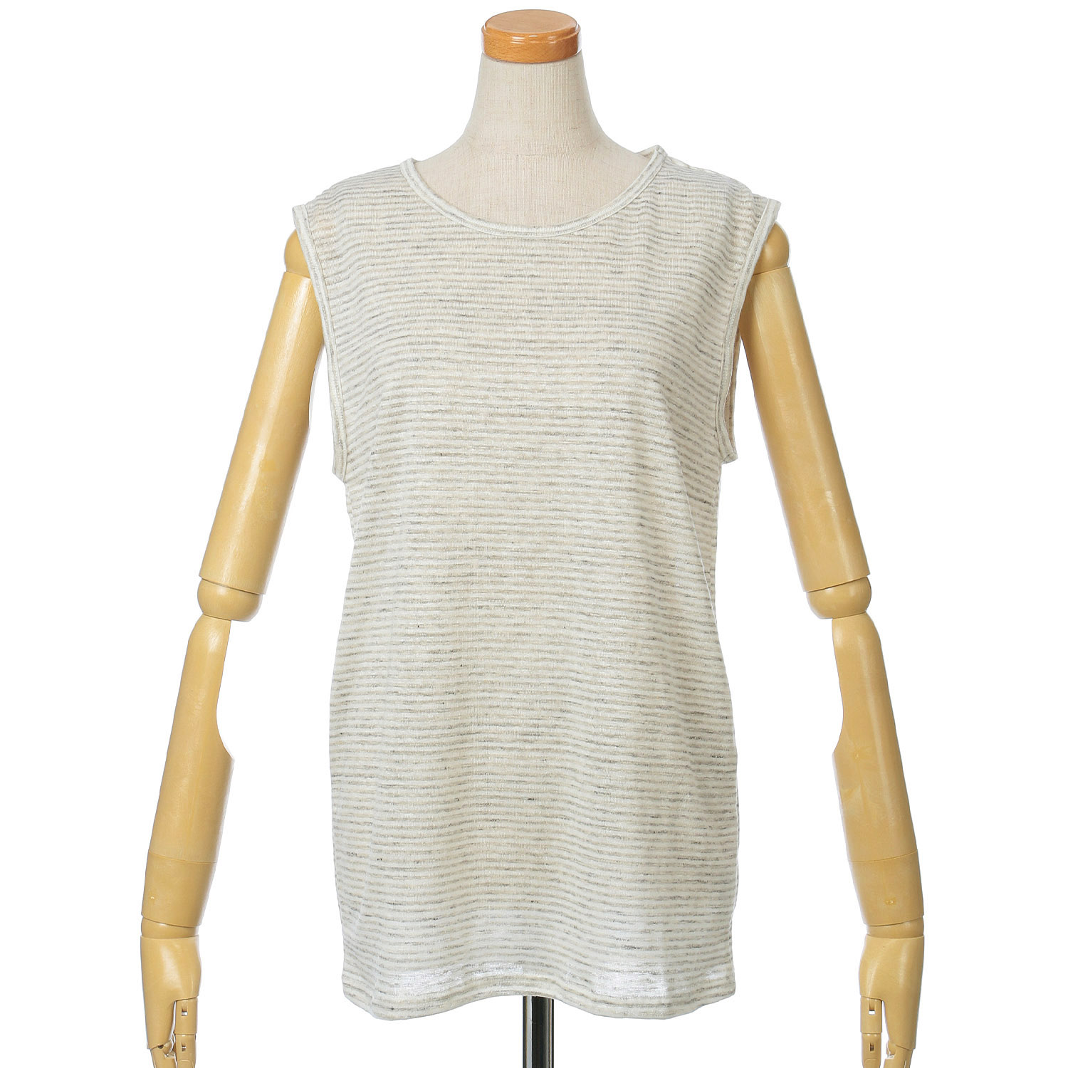 SO 麻100％タンクトップ - 画像3