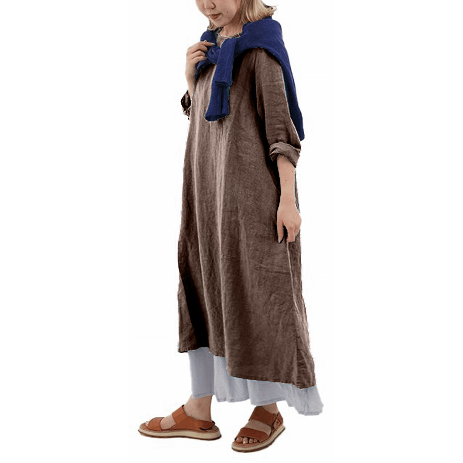 【Insta Live】全10色！SO シンプルワンピース長袖