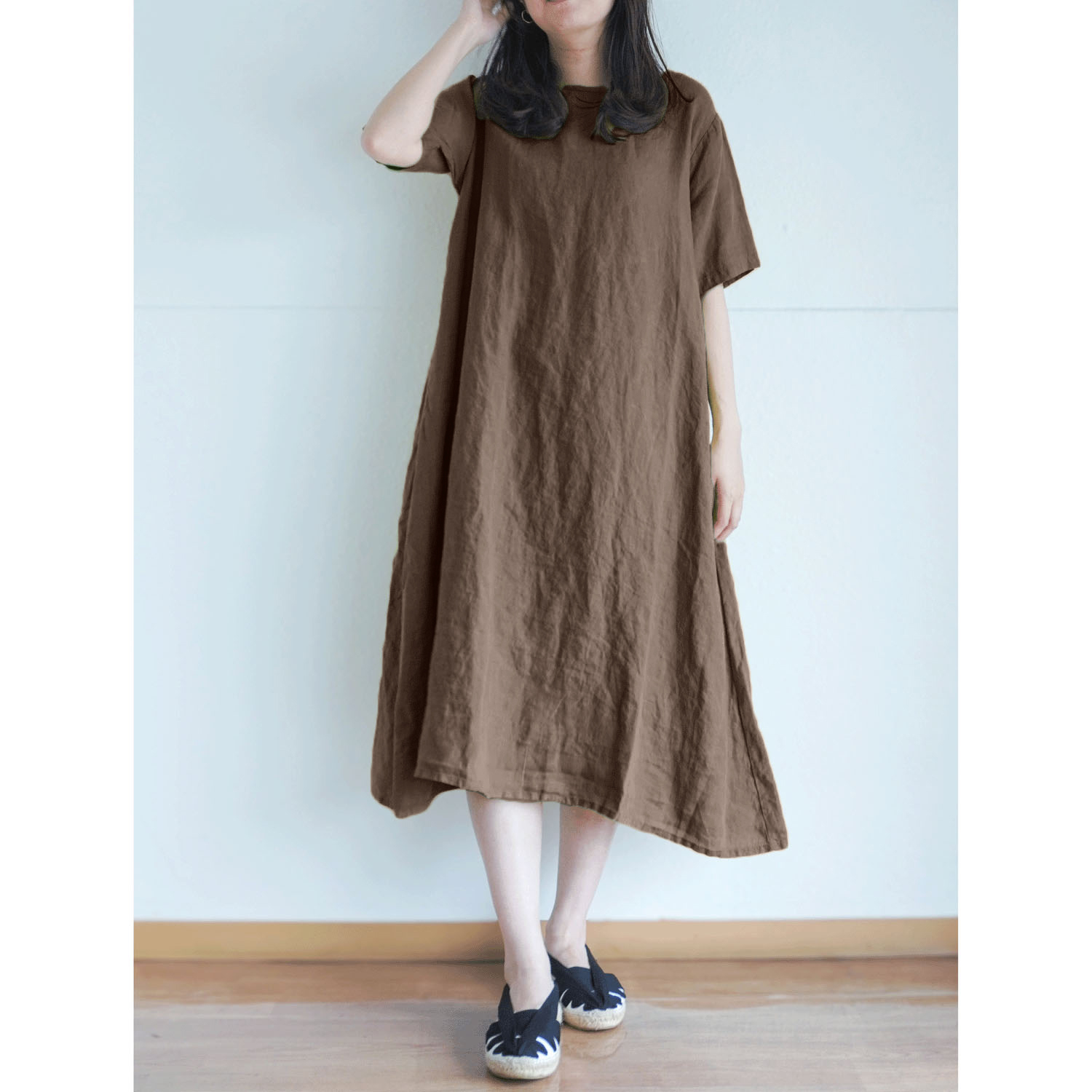 SO シンプルワンピース半袖 - 画像1