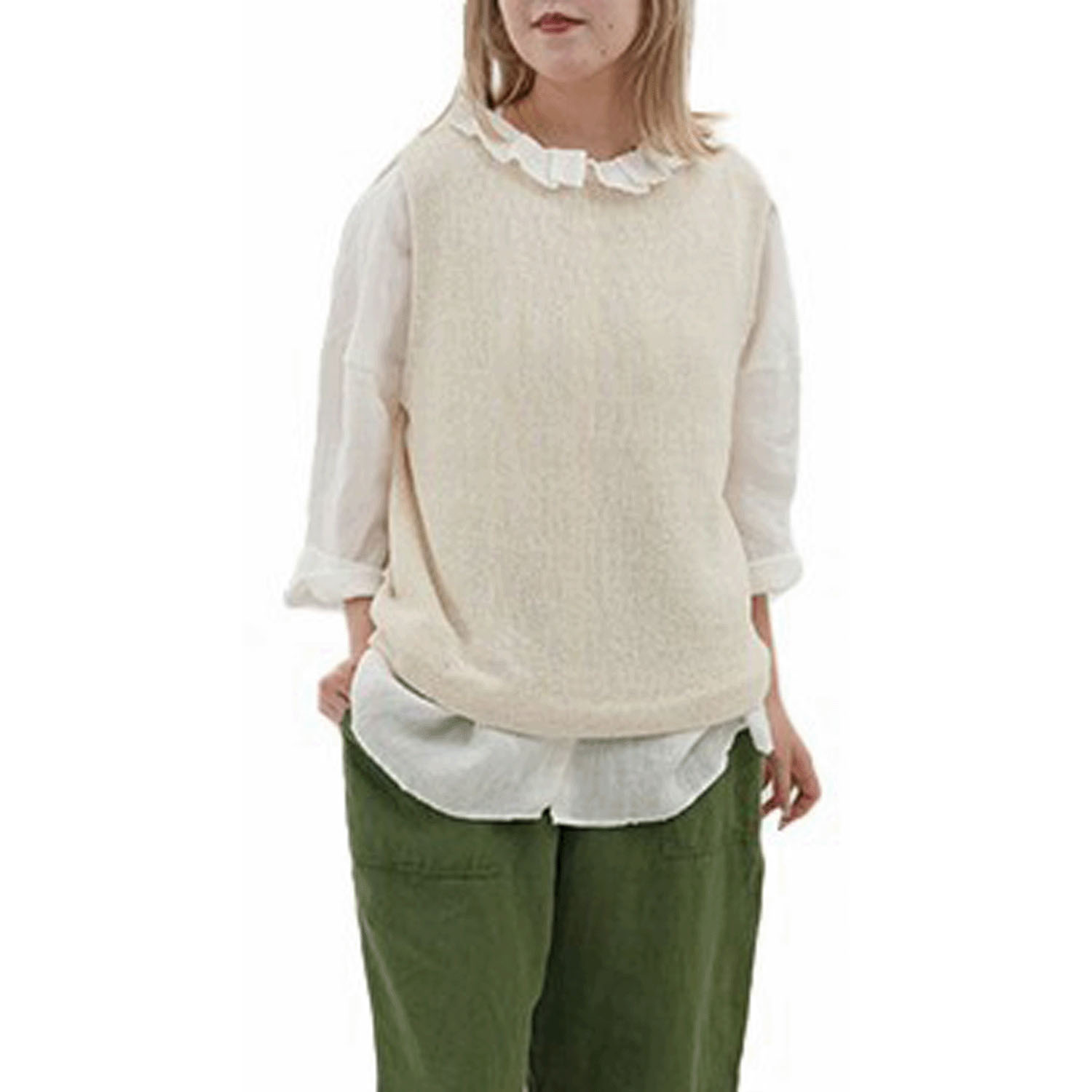 【Insta Live】SO フリル2WAYブラウス - 画像3