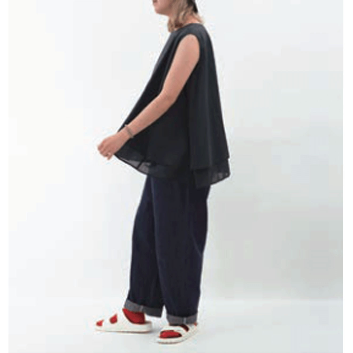 SO レイヤードノースリーブブラウス - 画像3