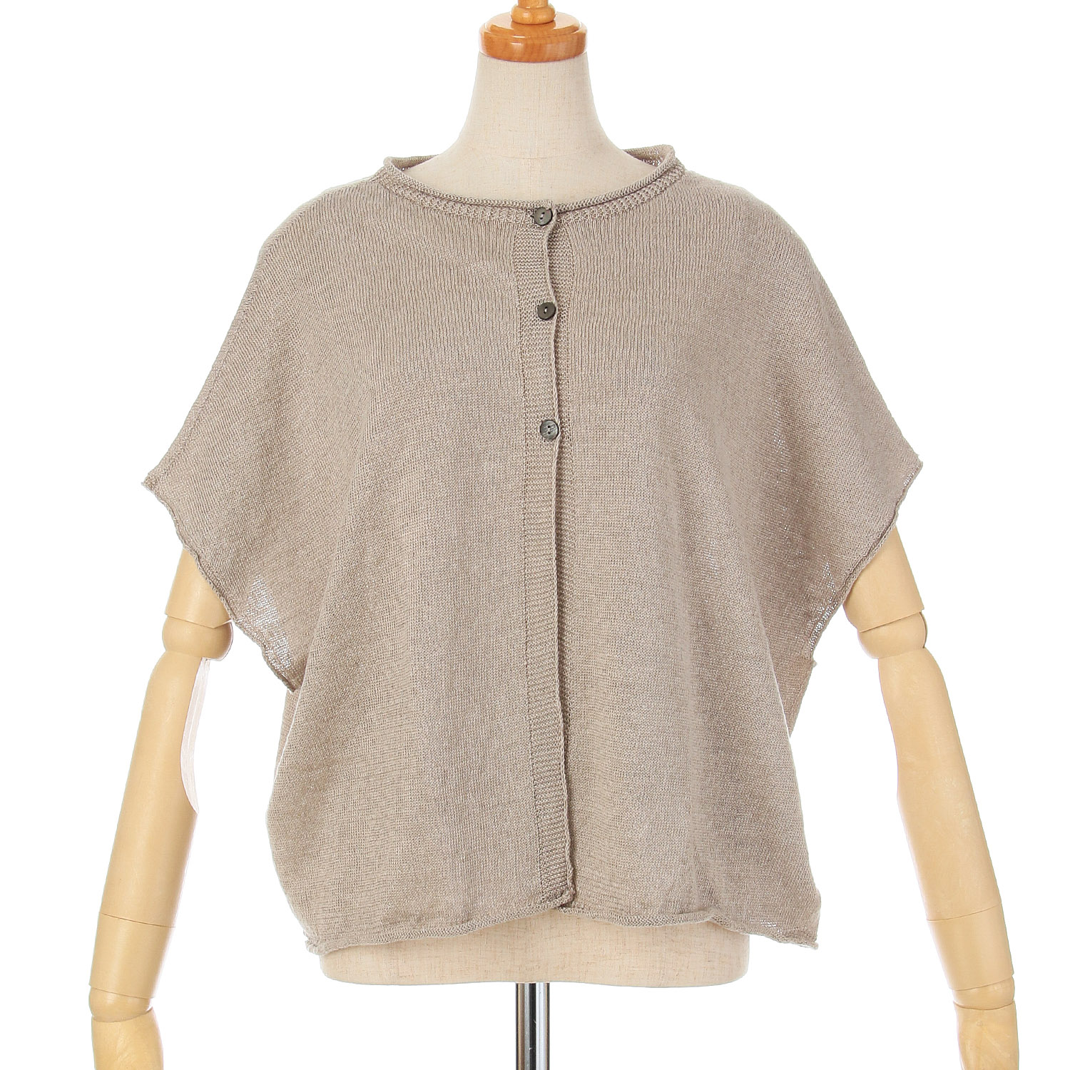 SO フレンチリネン2Wayドロップショルダーベスト - 画像4