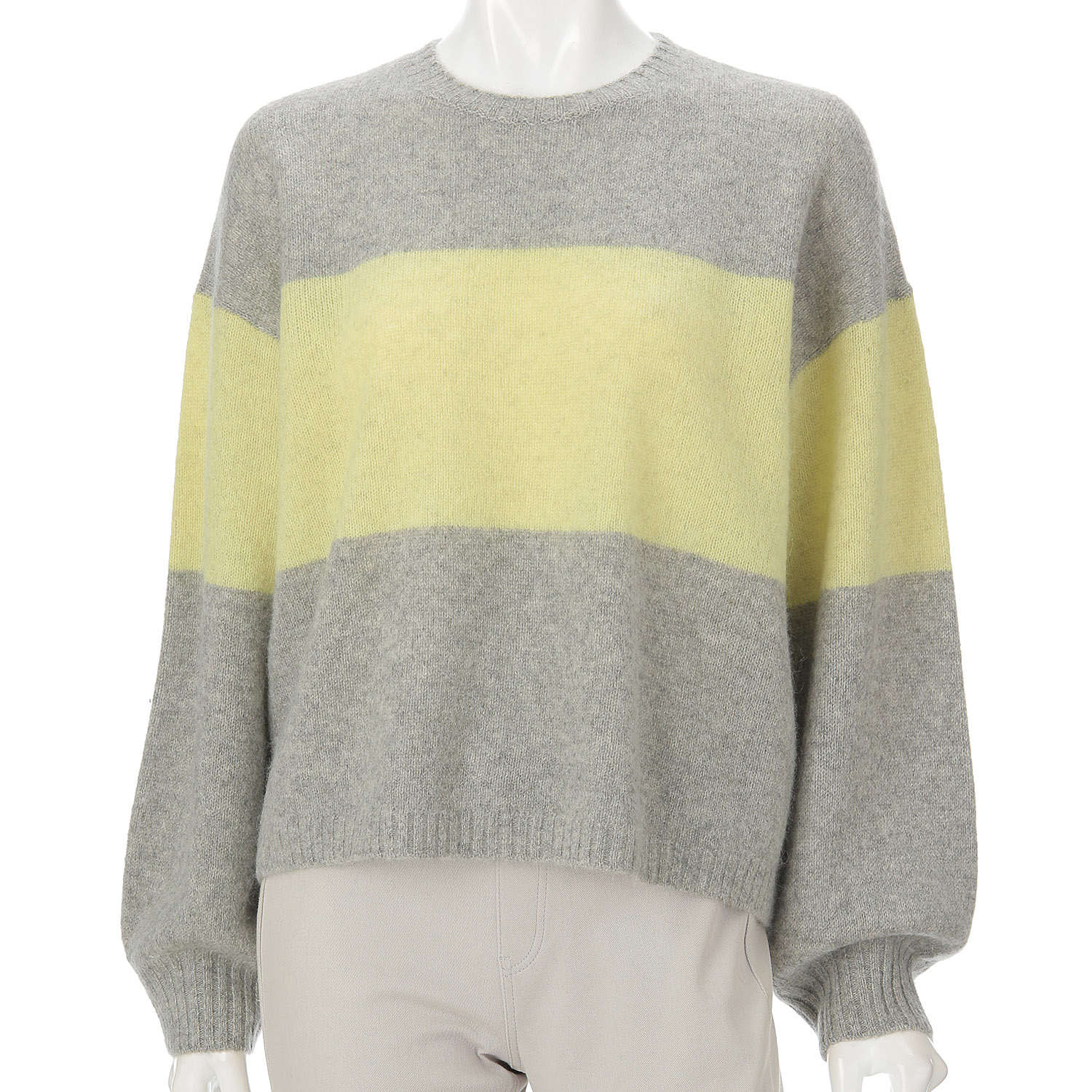 GIPSY BLUE ヤクワイドボーダーニット - 画像1