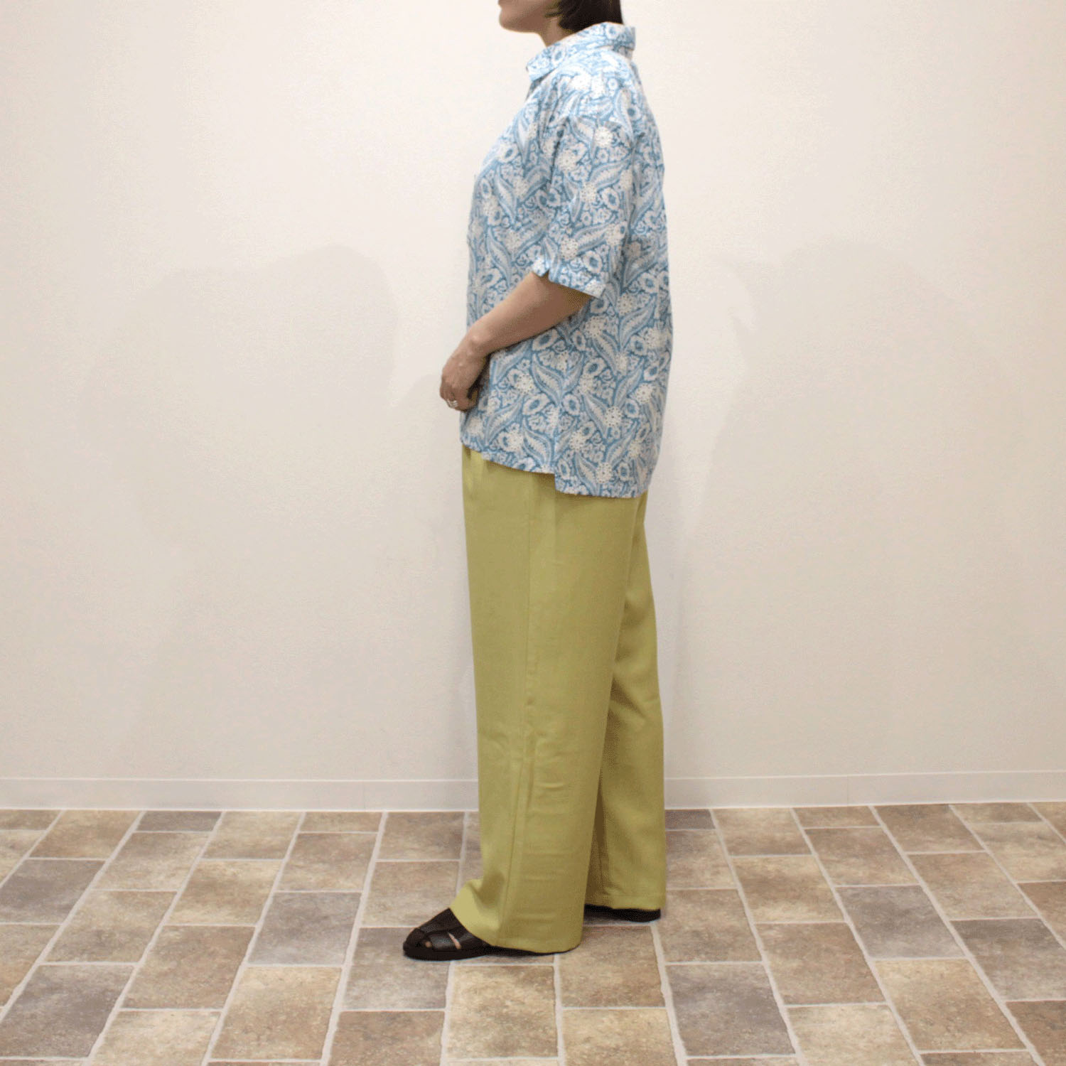 notorico  エンブロ刺繍ペイズリープリントシャツ - 画像16