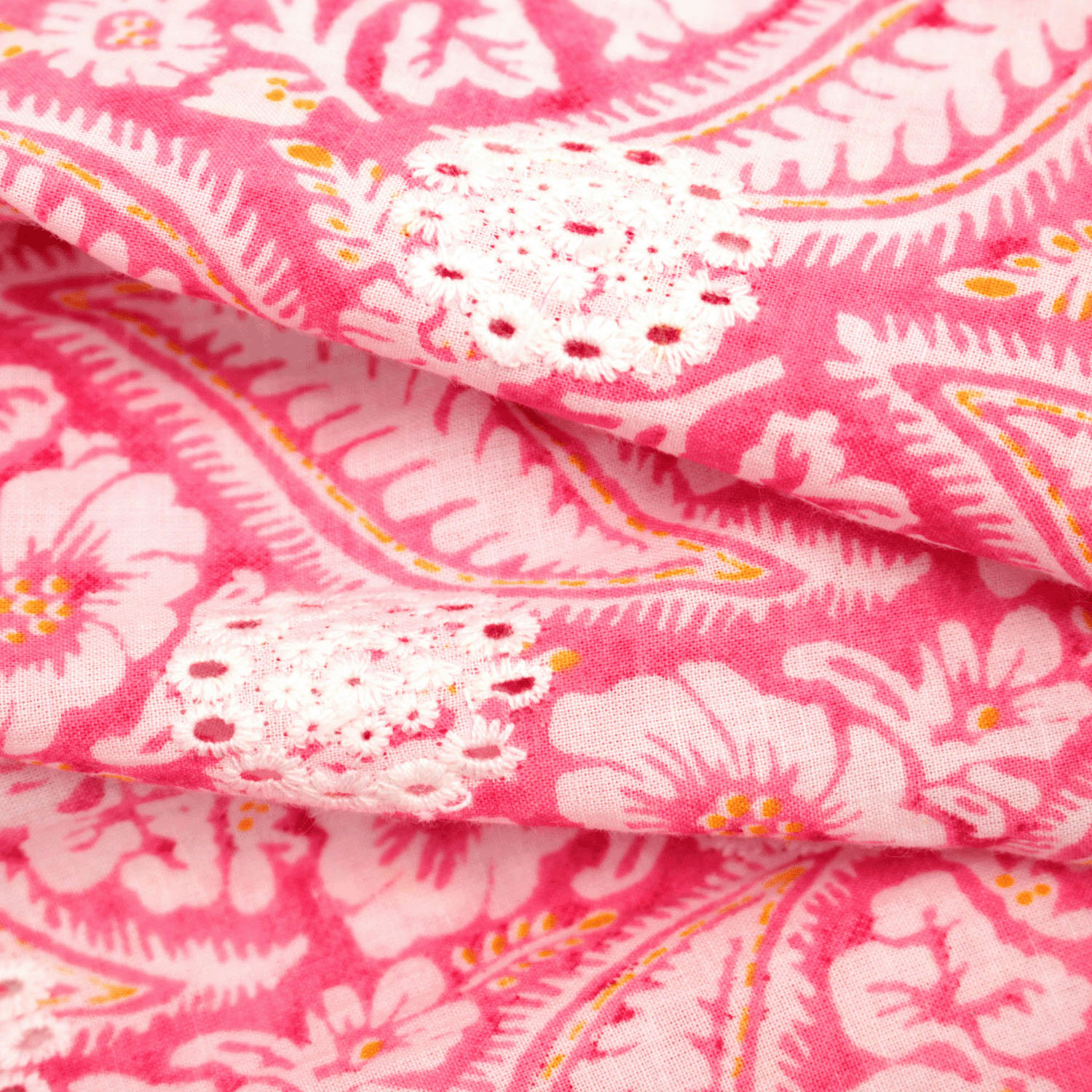 notorico  エンブロ刺繍ペイズリープリントシャツ - 画像6