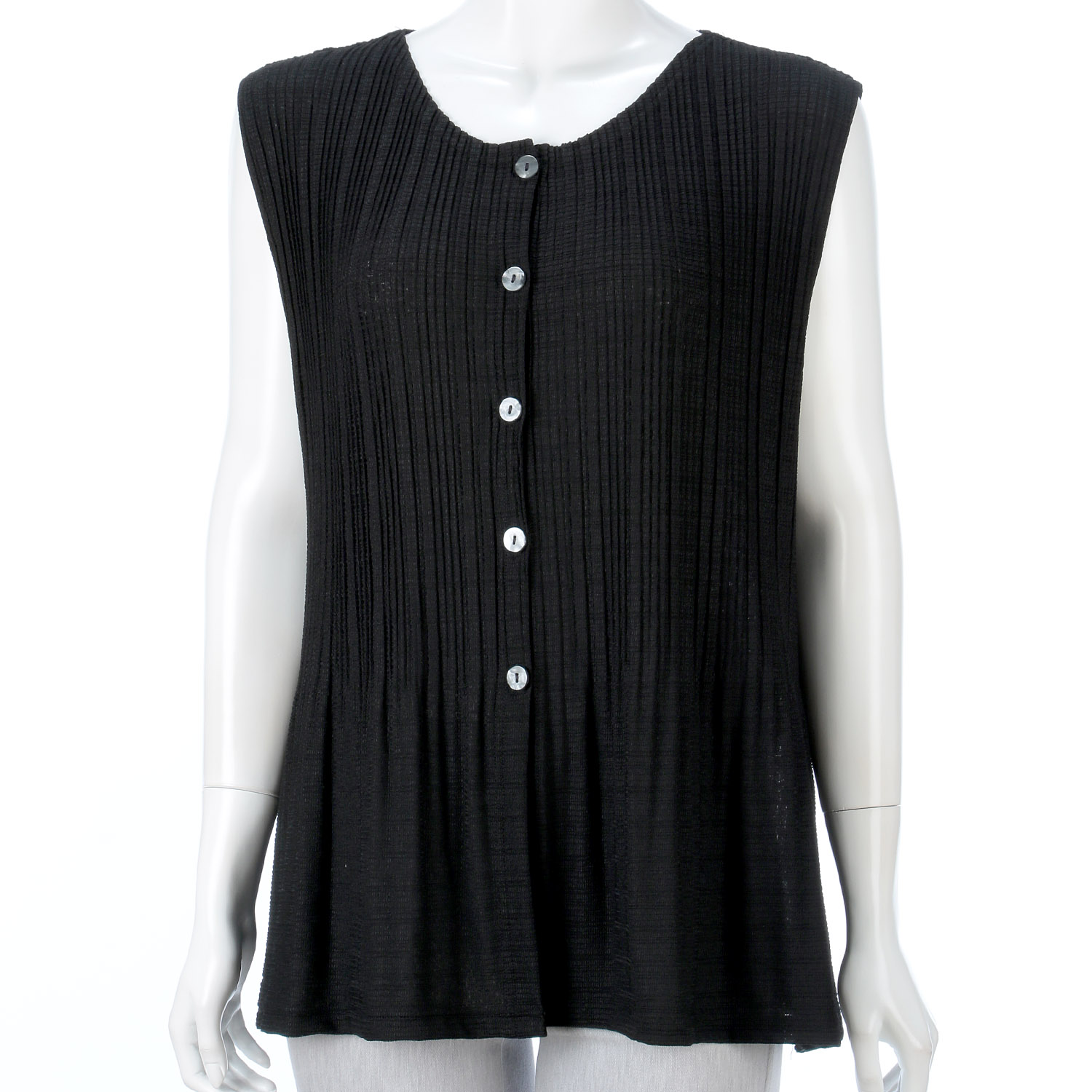 無地プリーツベスト - 画像3