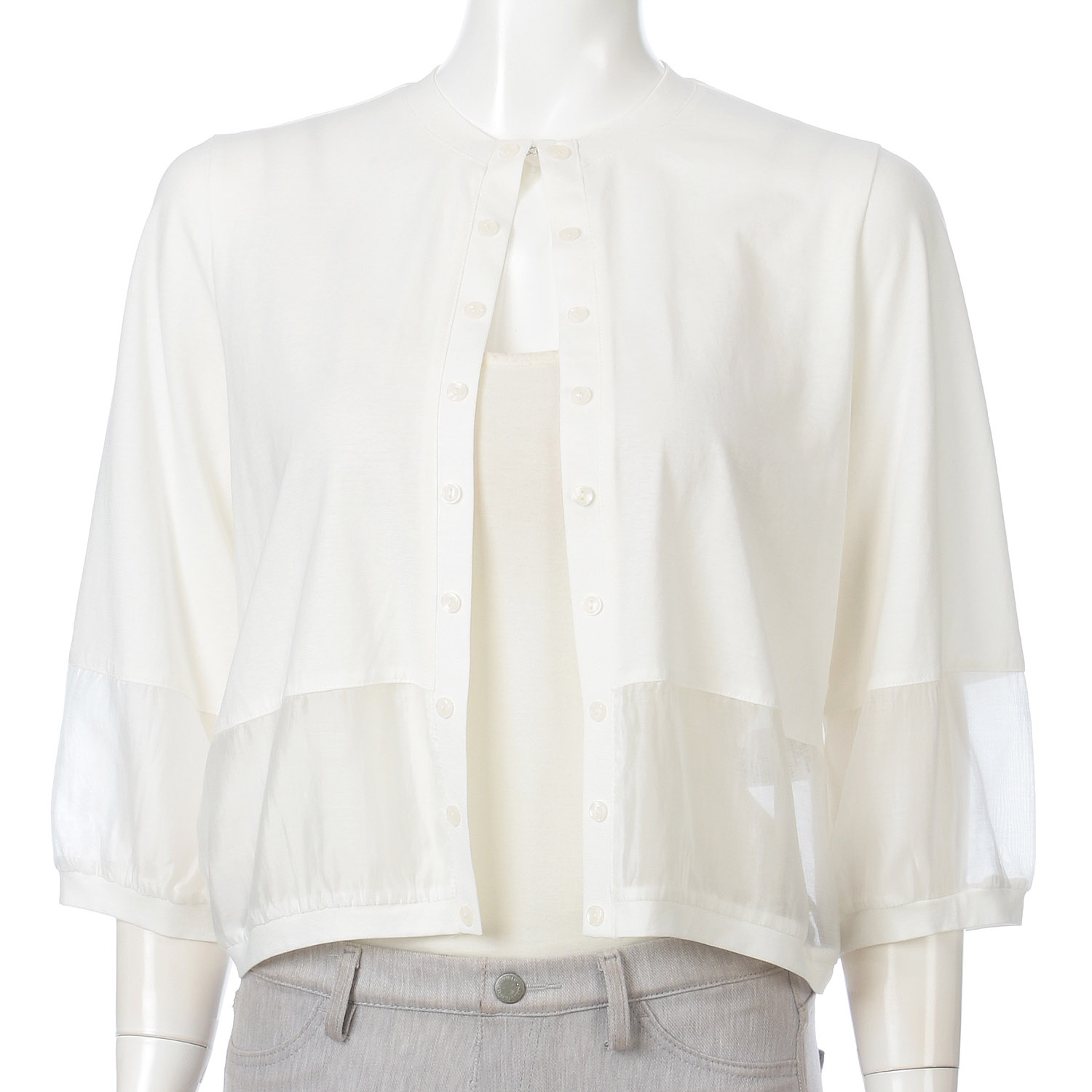 綿強撚クールローレルカーディガン - 画像4