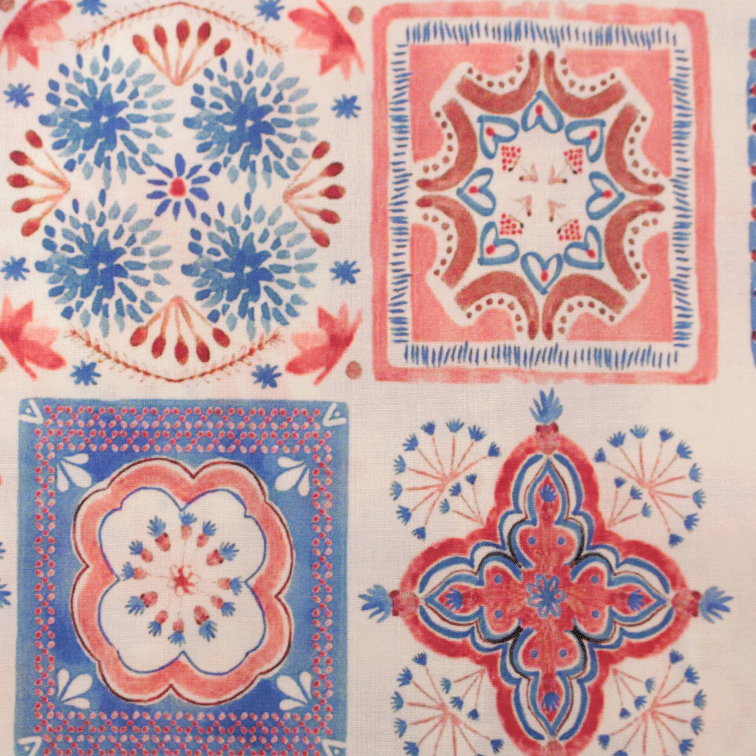 T’BIS STUDIO お花タイル柄七分袖チュニック丈シャツ - 画像17