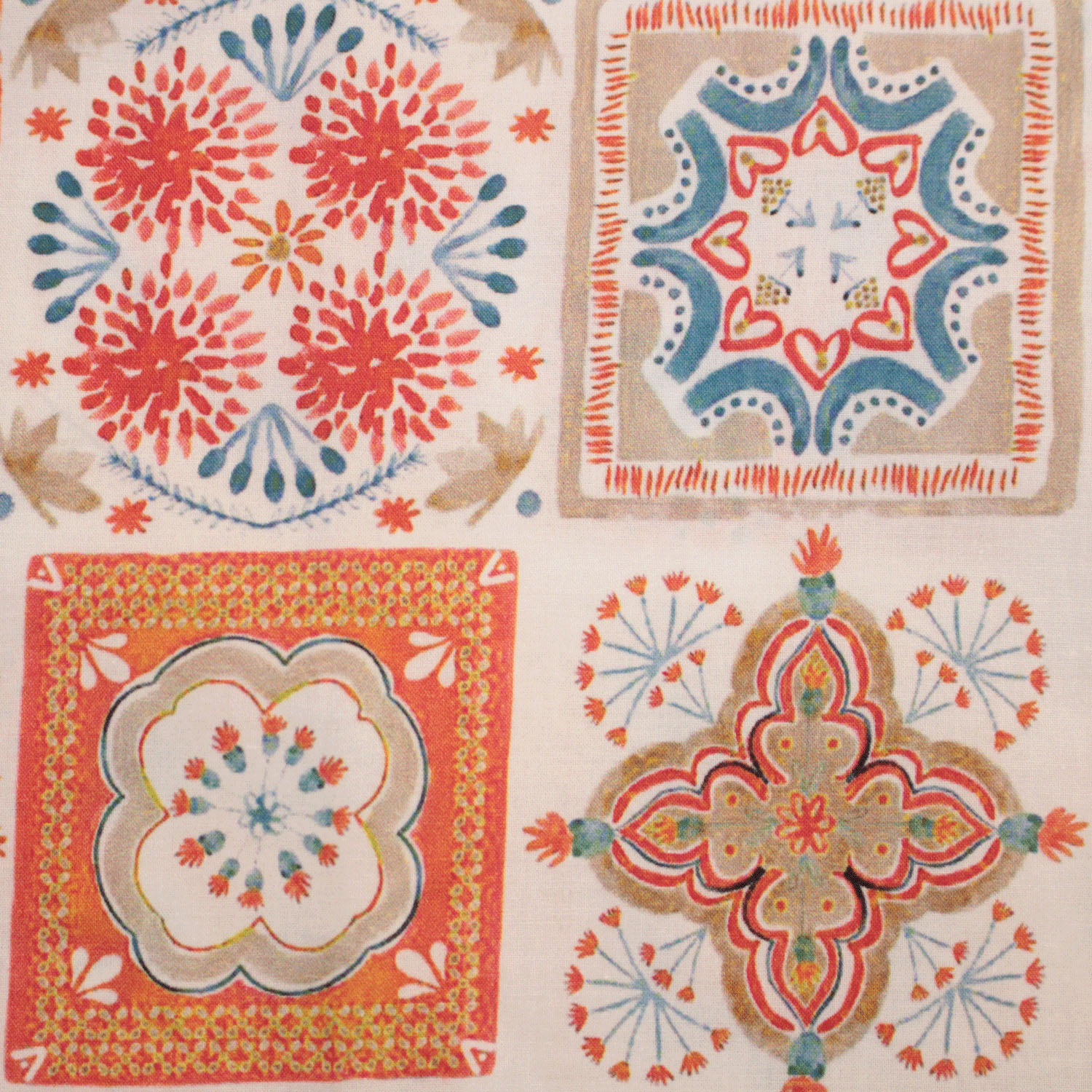 T’BIS STUDIO お花タイル柄七分袖チュニック丈シャツ - 画像4