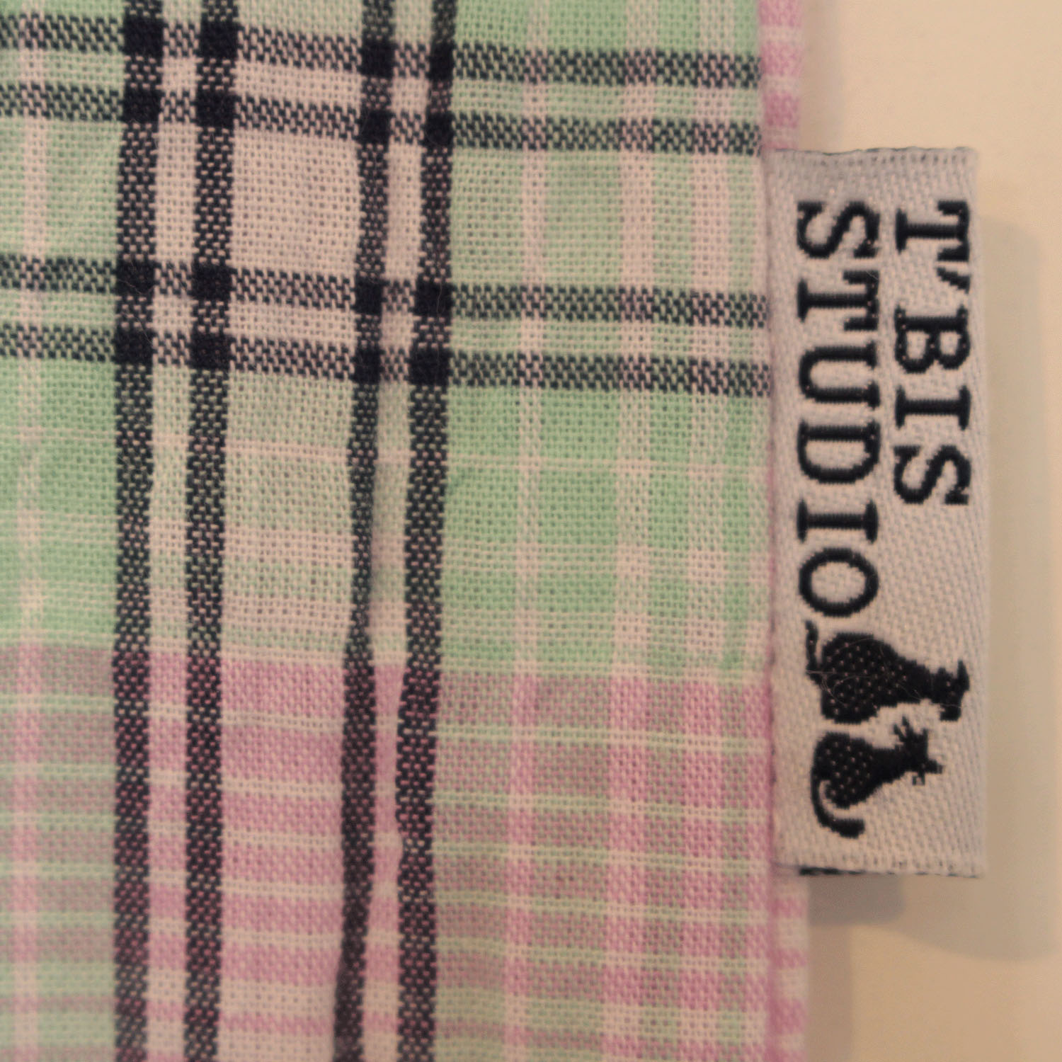 T’BIS STUDIO 7分袖マドラスチェックシャツ - 画像2