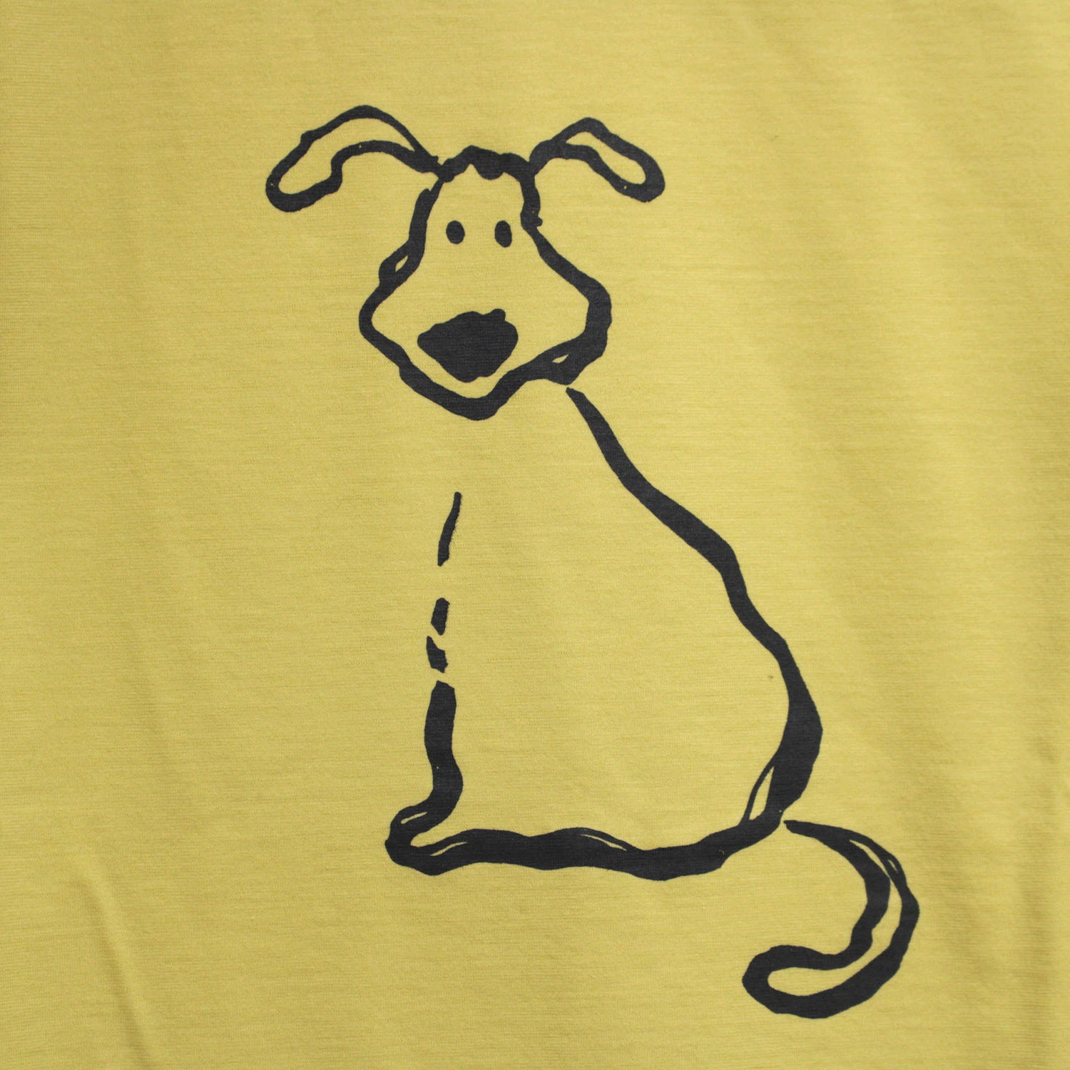 T’BIS STUDIO 冷感ワンちゃんセンタープリントVネック半袖カットソー - 画像12