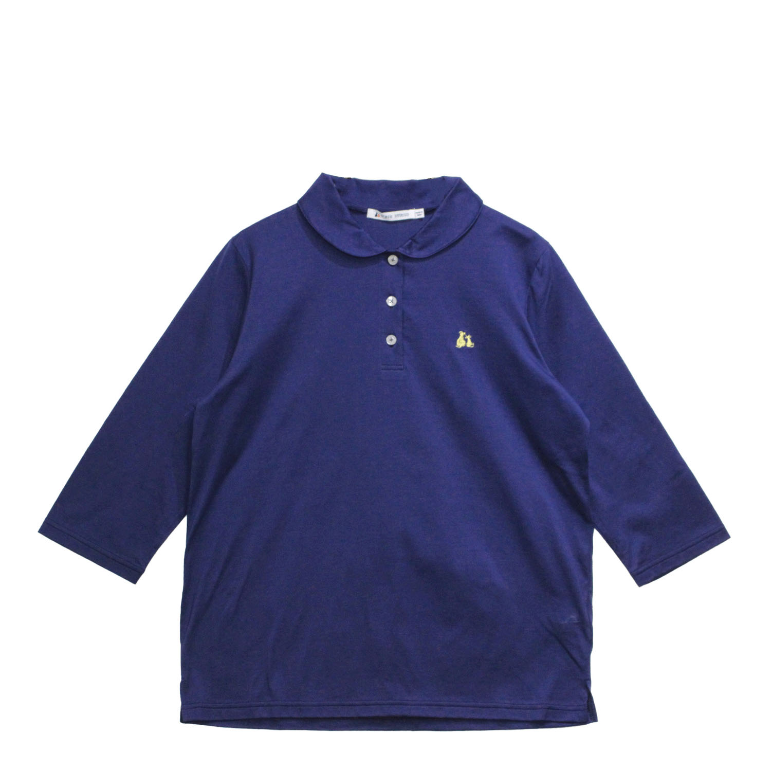 T’BIS STUDIO シルケット天竺丸襟七分袖ポロシャツ - 画像25