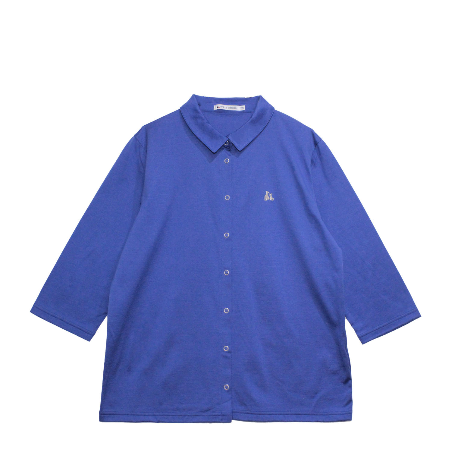 T’BIS STUDIO 冷感2WAY天竺七分袖全開ポロシャツ - 画像19