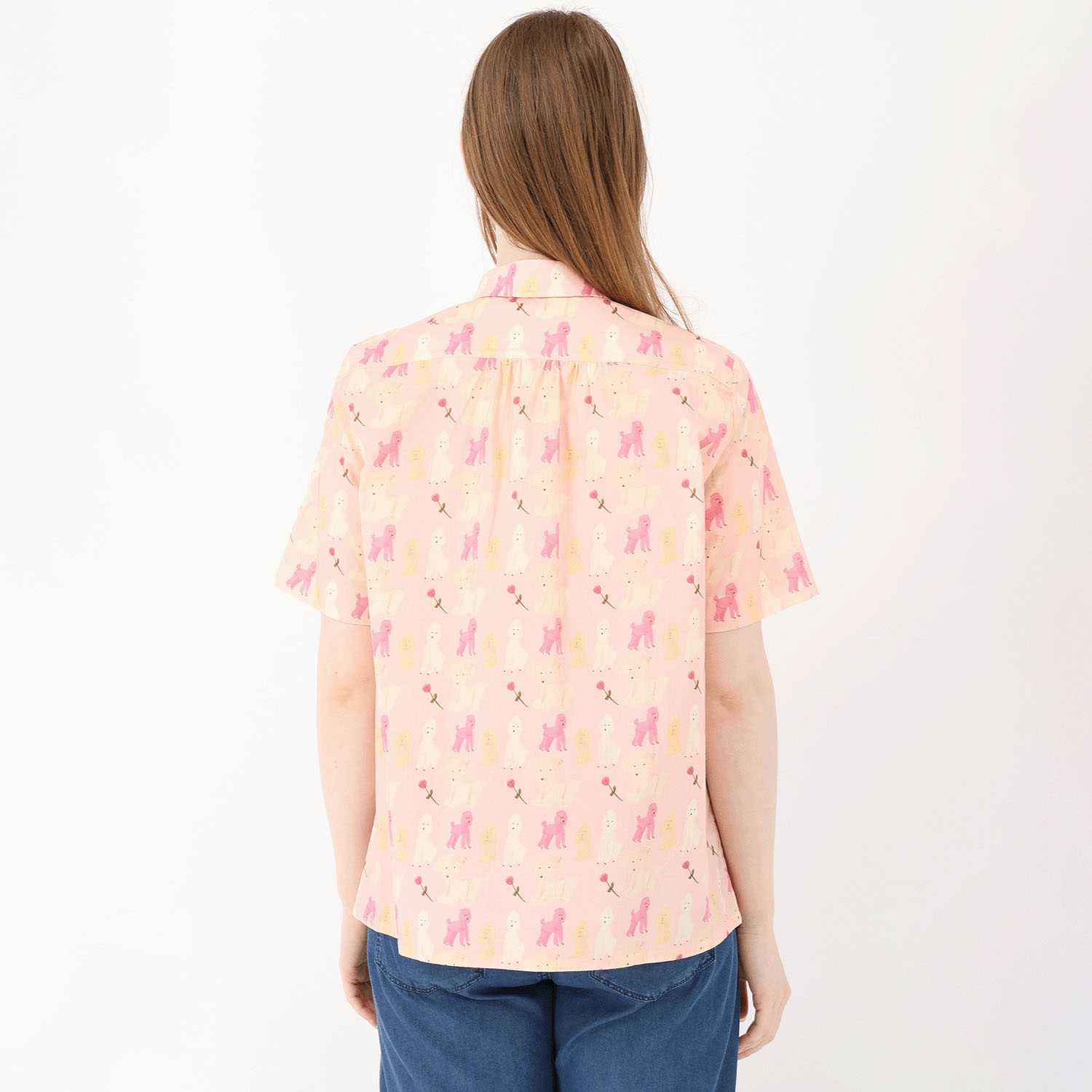 T’BIS STUDIO アソート柄水彩プリント丸首半袖シャツ - 画像6