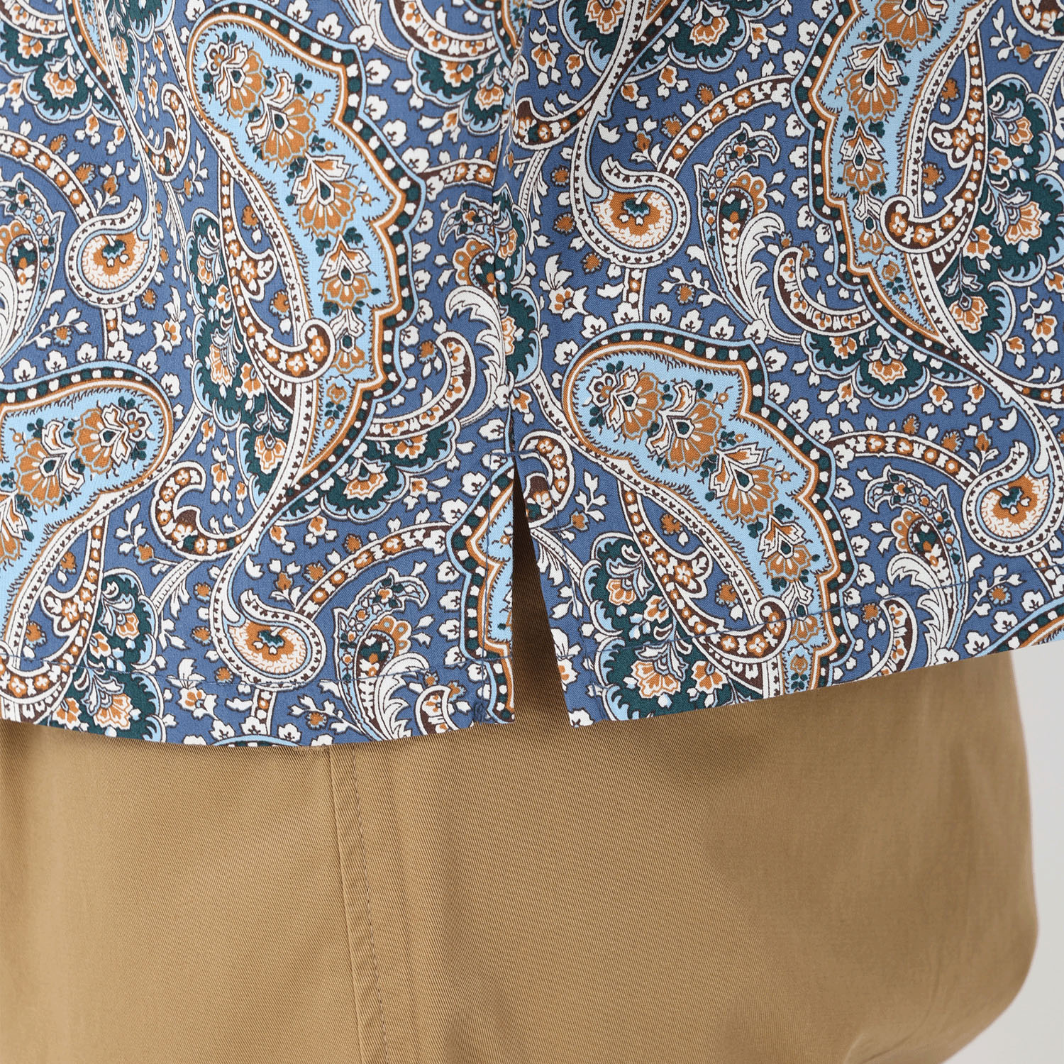 T’BIS STUDIO ペイズリー柄プリント半袖ワイドプルオーバー - 画像8