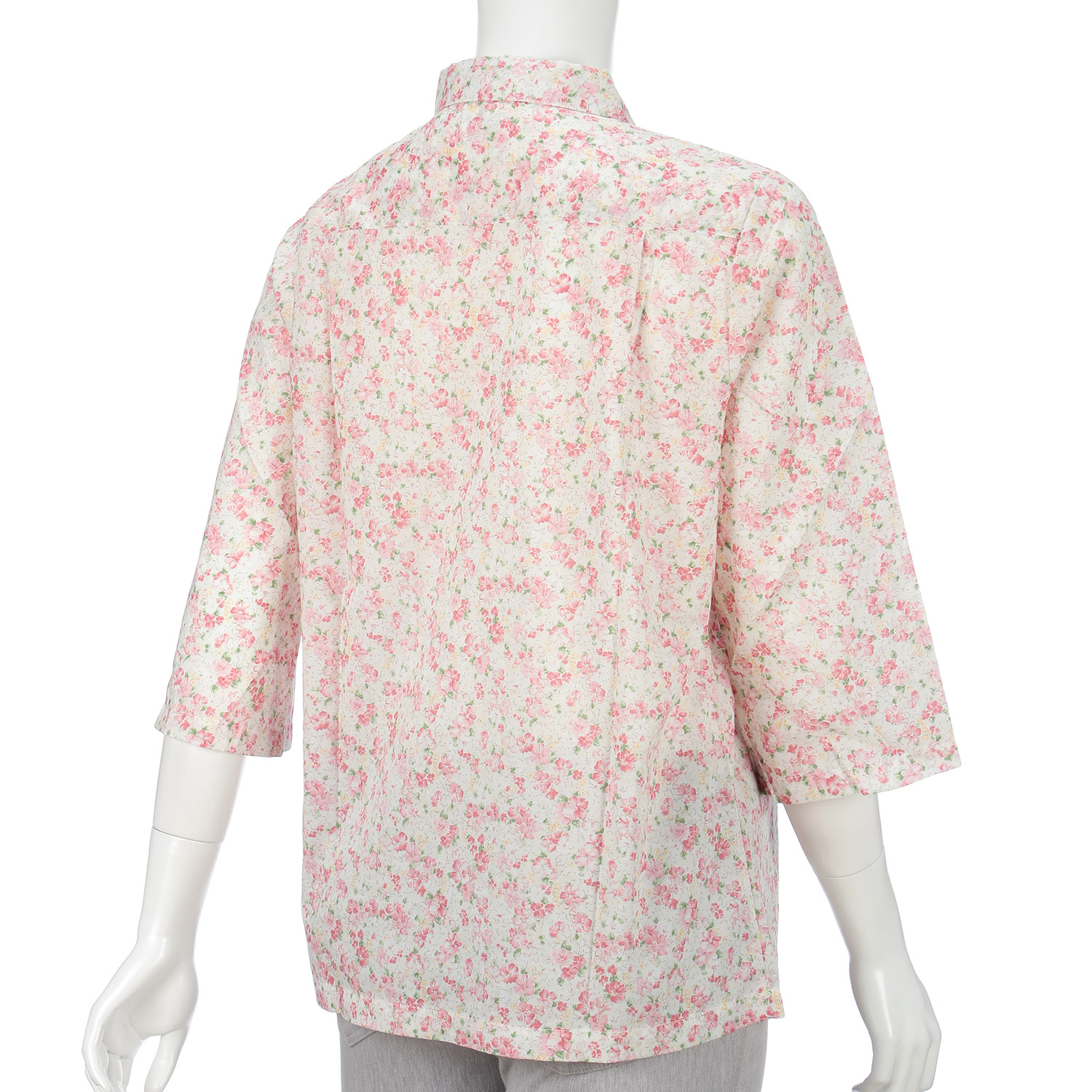 【新ブランド】T’BIS STUDIO 七分袖水彩花柄シャツ - 画像10