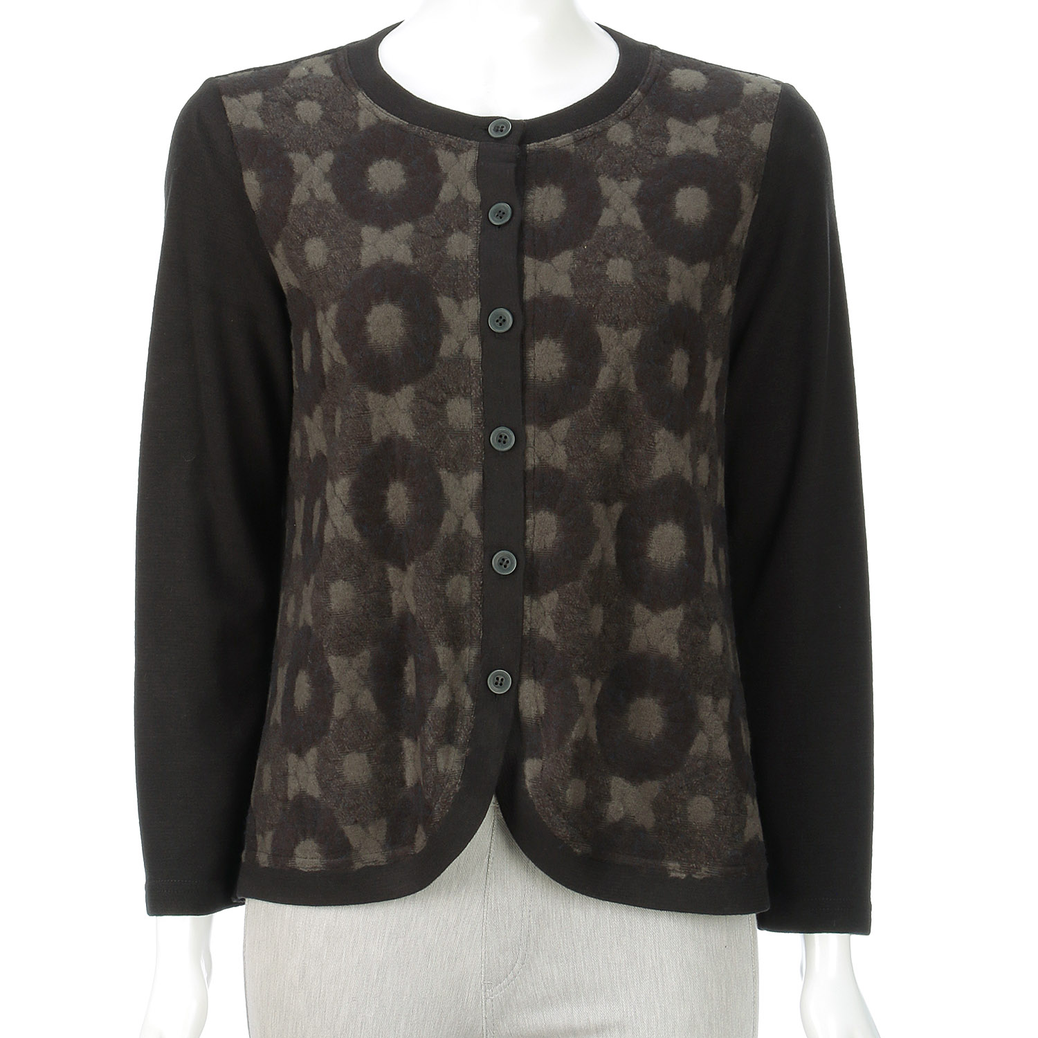 プレミアウォームカーディガン 花柄 - 画像3