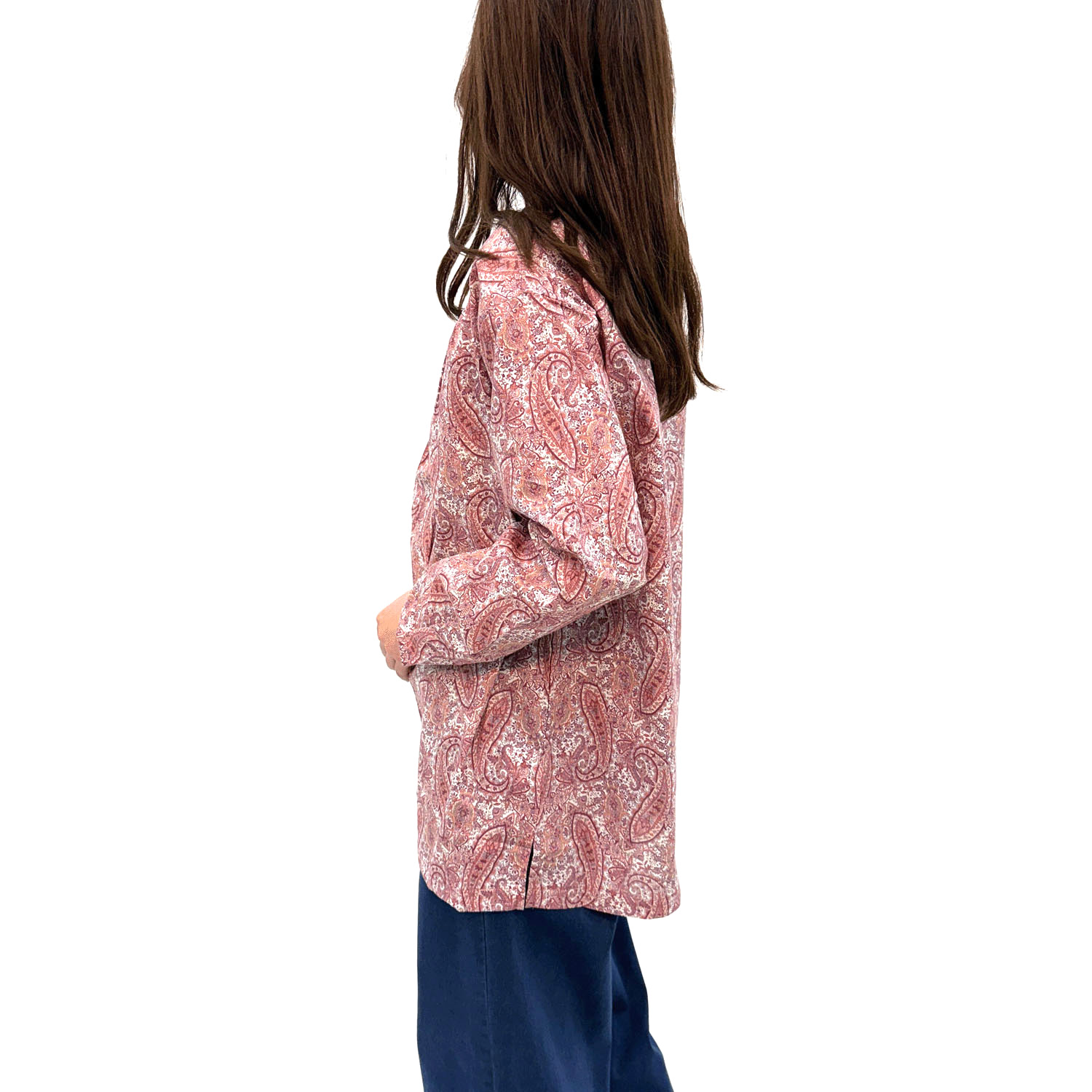 襟ギャザー袖タックチュニック - 画像3