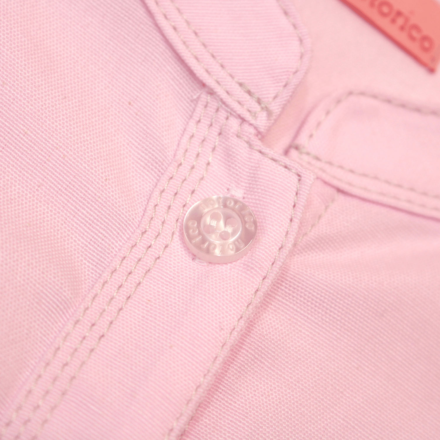 notorico アクセントステッチベーシックスタンドカラーロングシャツ - 画像18