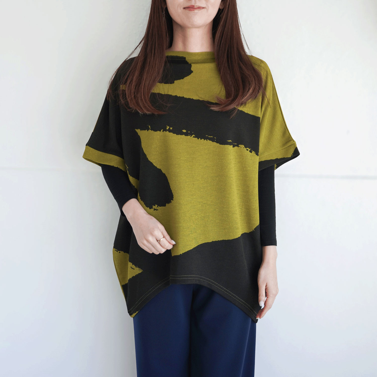 プリントチュニックベスト