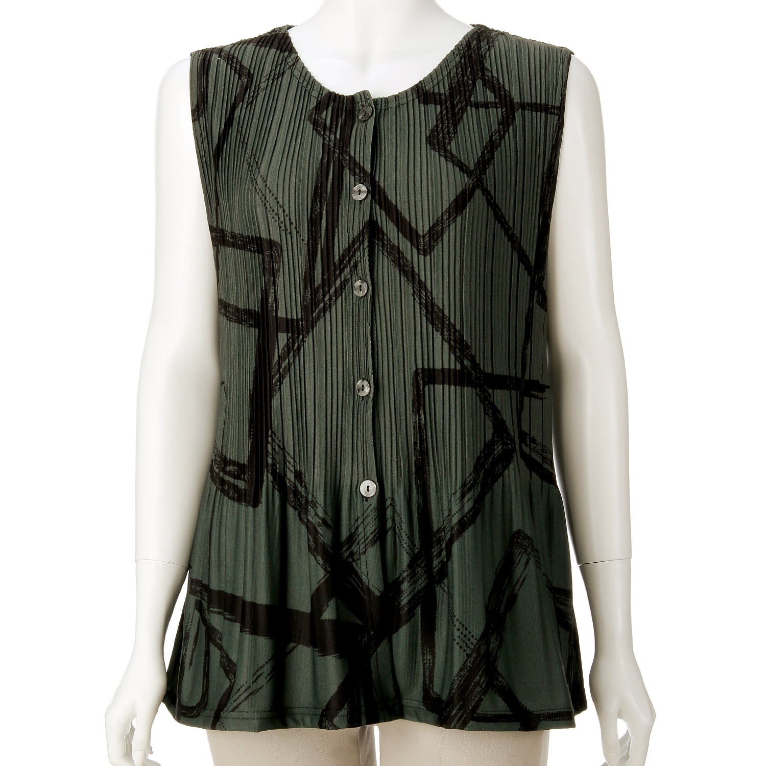 プリーツベストプリント - 画像1