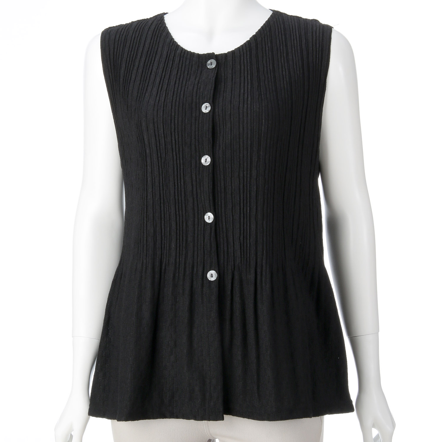 無地プリーツベスト - 画像3