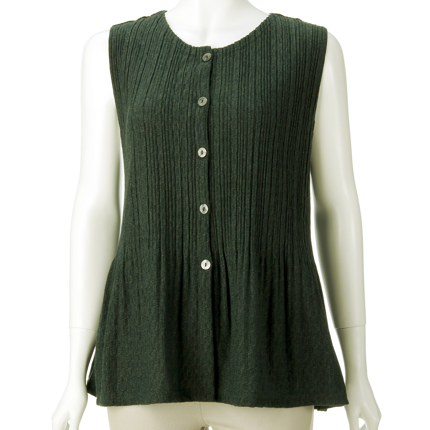 無地プリーツベスト - 画像4