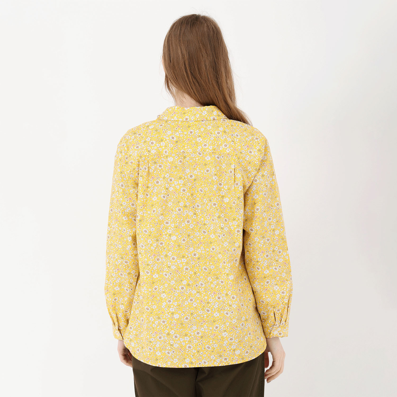 T’BIS STUDIO 長袖縁取り花プリントシャツ - 画像10