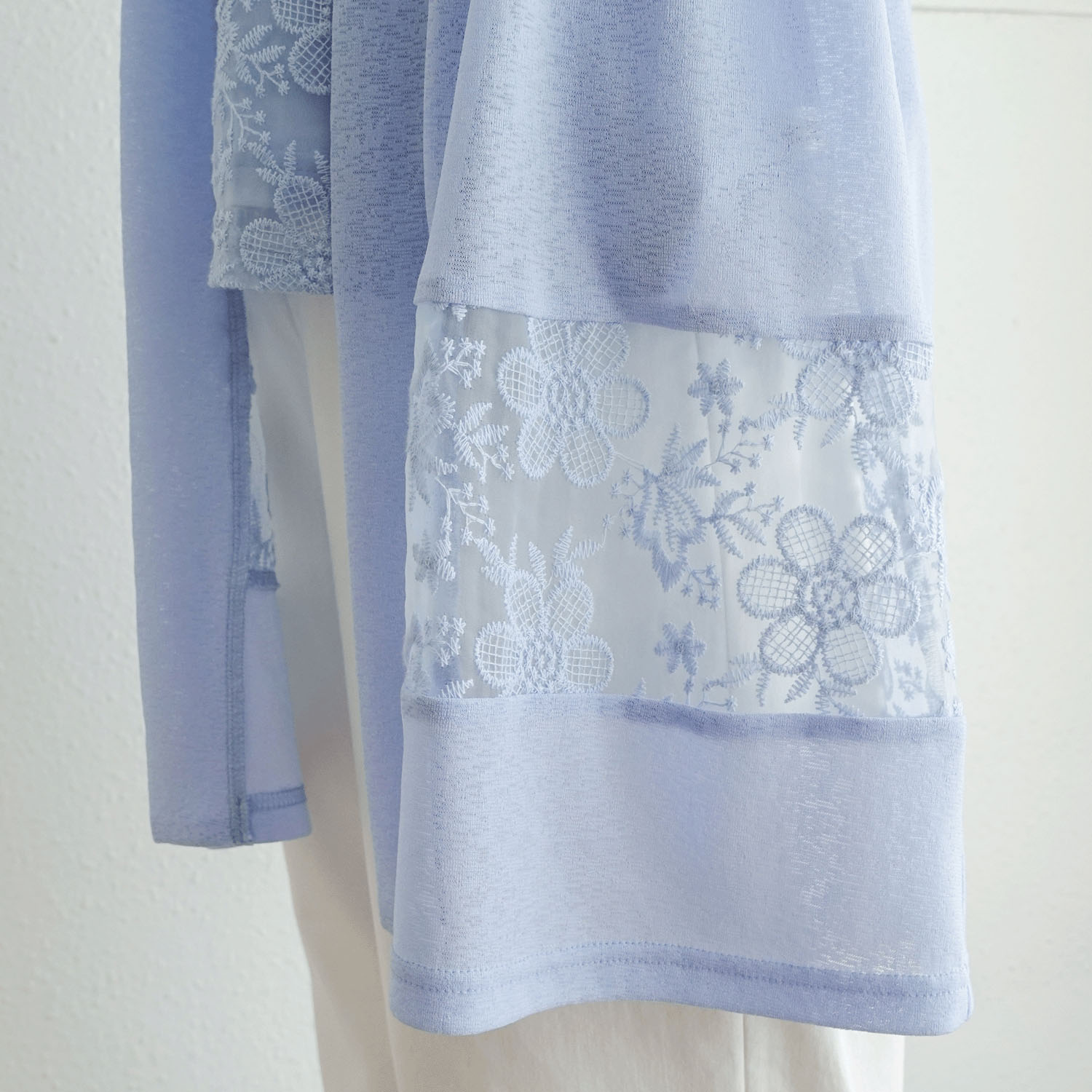 刺繍切替カーデアンサンブル - 画像13