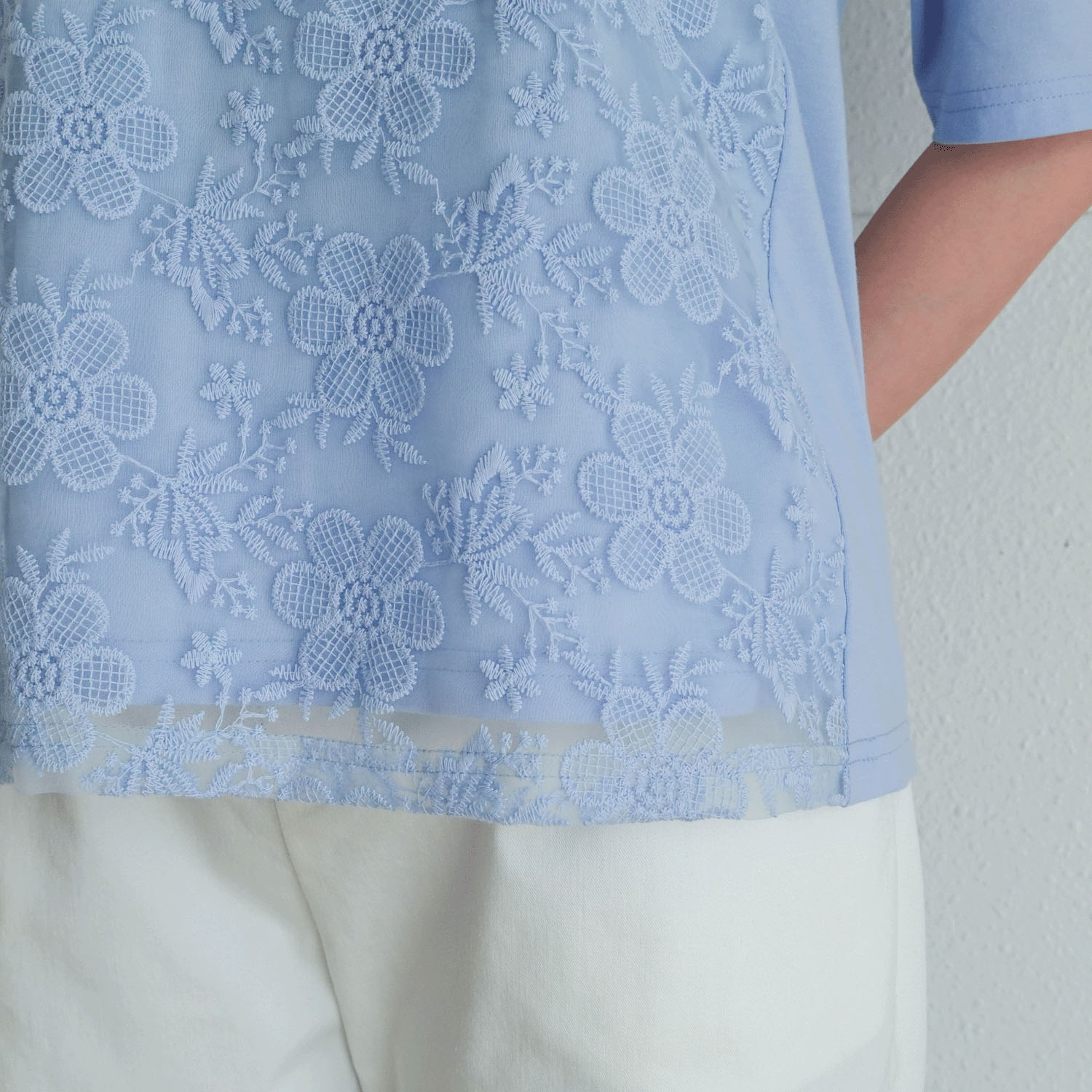 刺繍切替カーデアンサンブル - 画像18