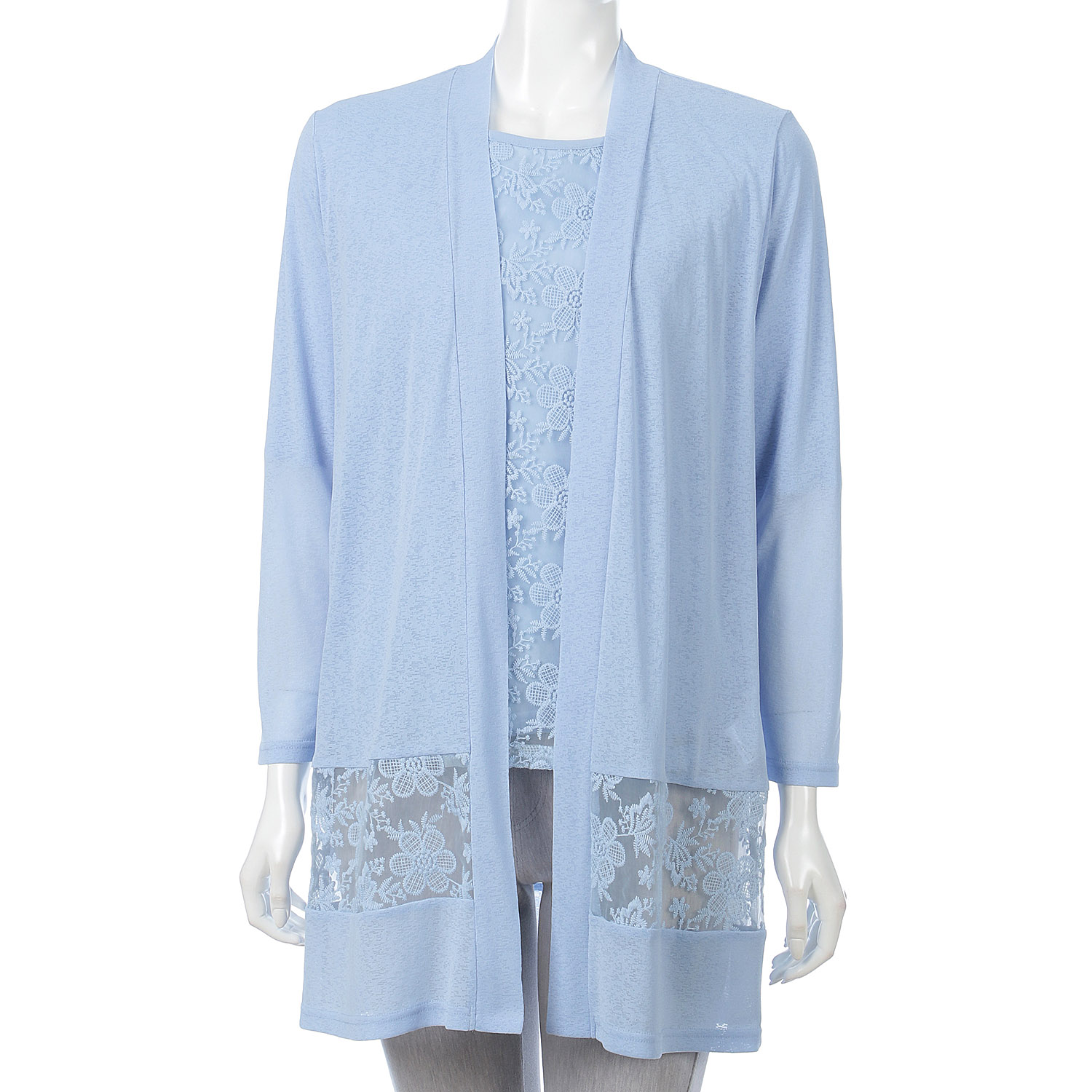 刺繍切替カーデアンサンブル - 画像21