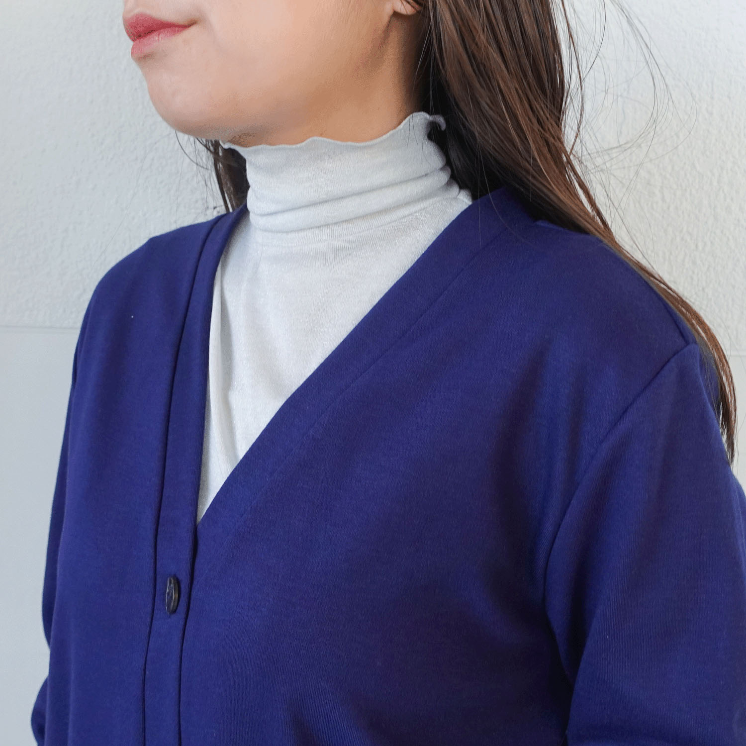 裾プリーツロングカーディガン - 画像10