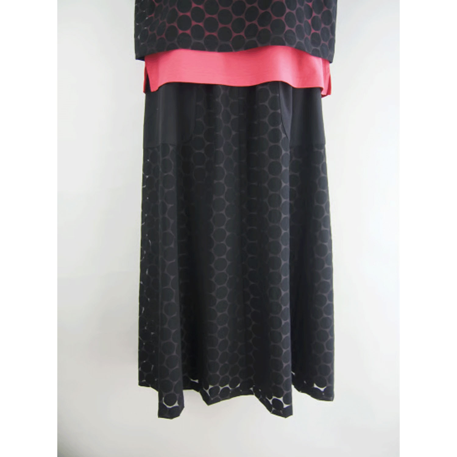 GIPSY BLUE オーガンジードットクロススカート - 画像5