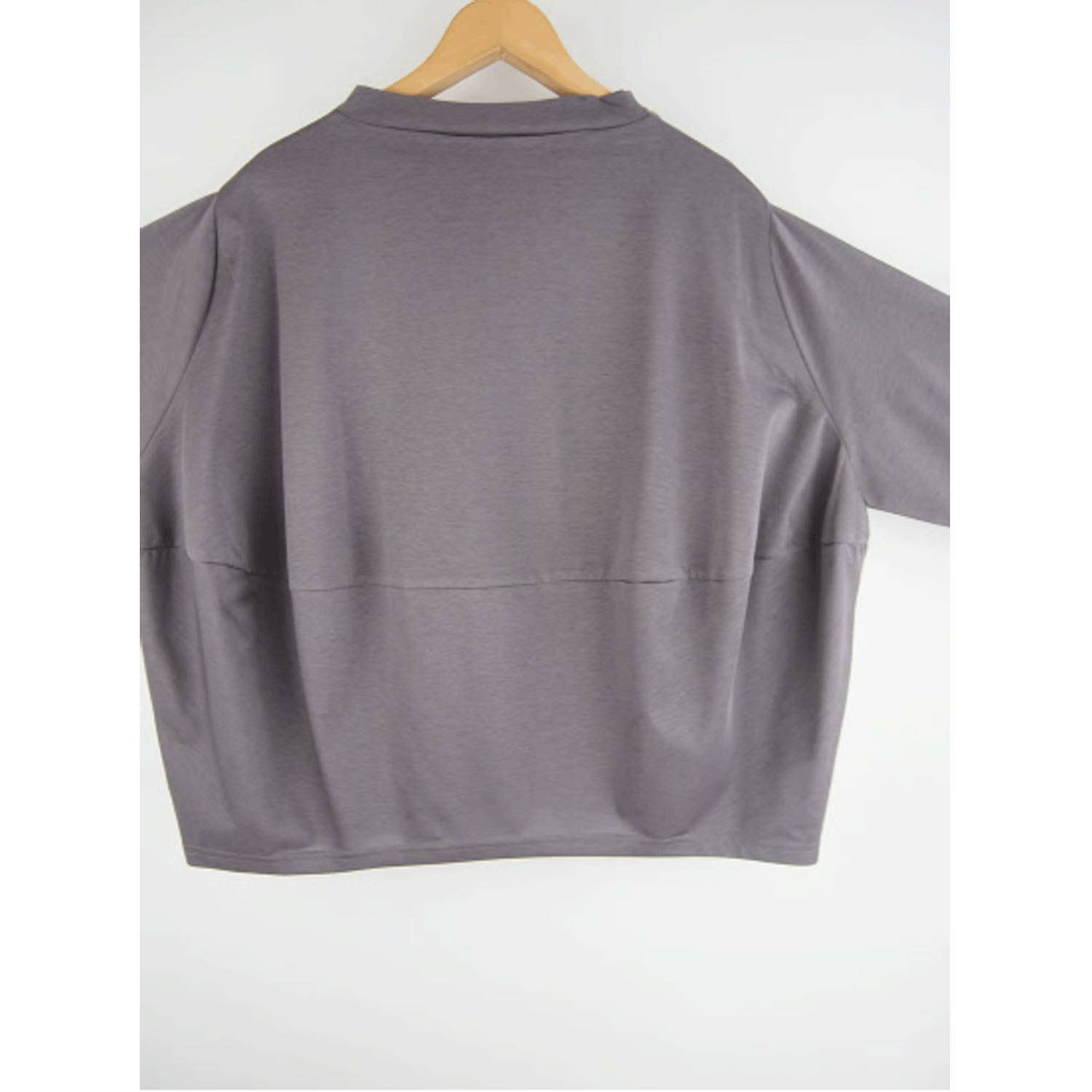 GIPSY BLUE 綿シルケットコクーンTシャツ - 画像3