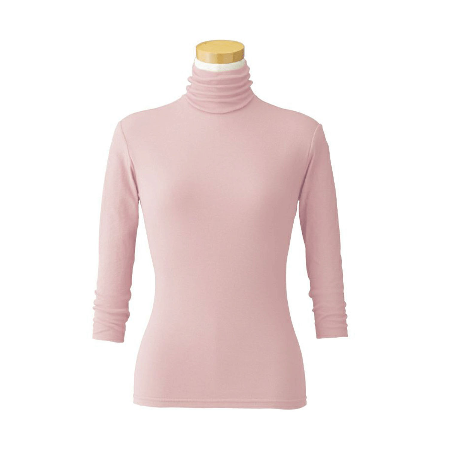 【お取り寄せ】天使の綿シフォン ハイネック7分2重袖 - 画像15