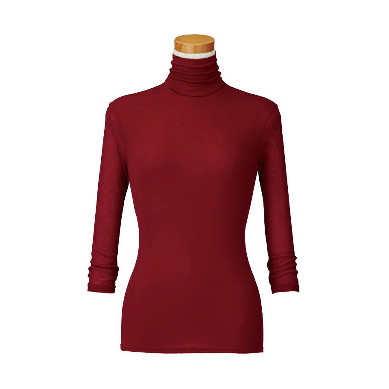 【お取り寄せ】天使の綿シフォン ハイネック7分2重袖 - 画像17