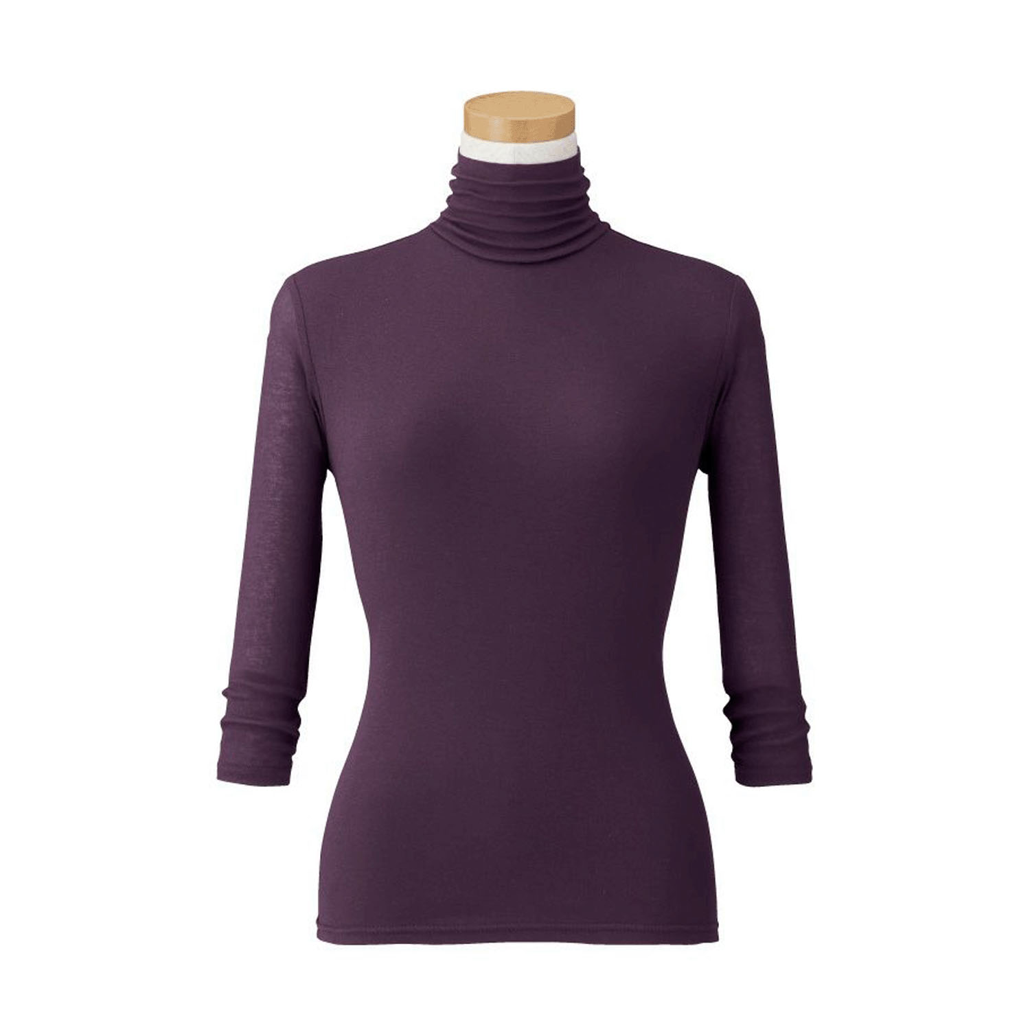 【お取り寄せ】天使の綿シフォン ハイネック7分2重袖 - 画像6