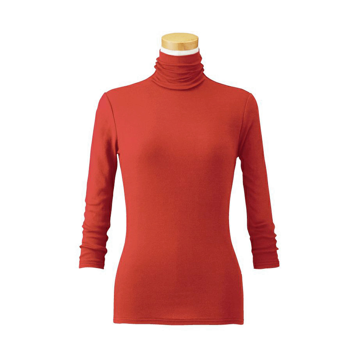 【お取り寄せ】天使の綿シフォン ハイネック7分2重袖 - 画像9