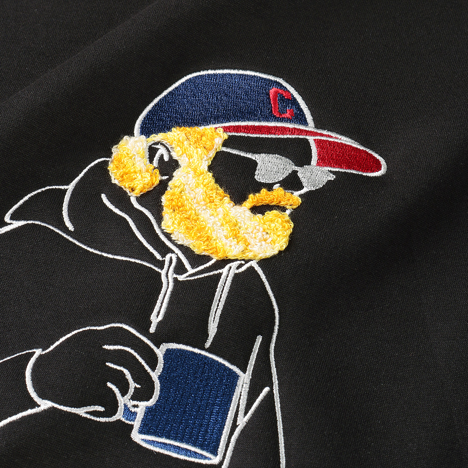 【新ブランド】QUASH ダンボールMIXサガラ刺繍スウェット - 画像9