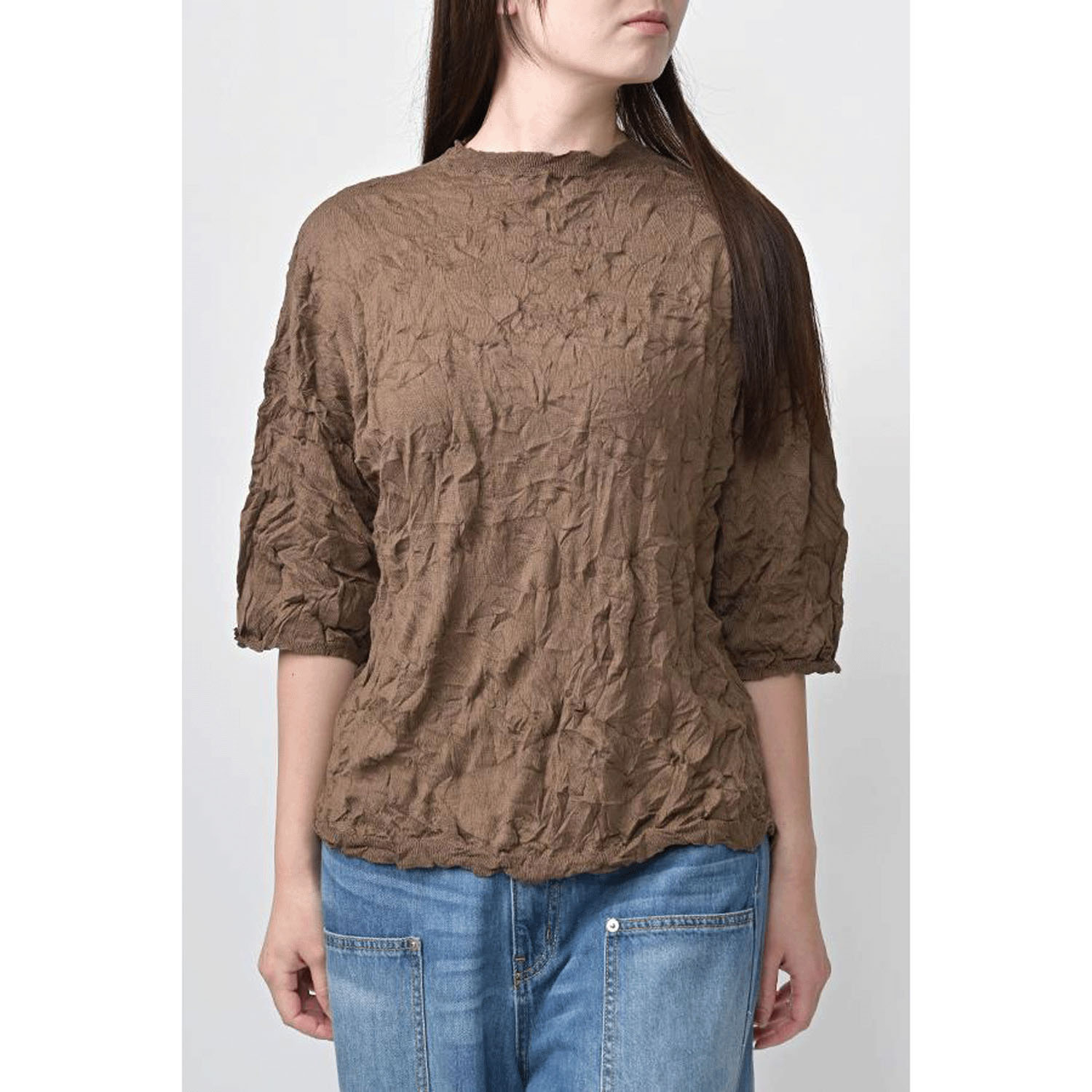 akane シワ半袖プルオーバー - 画像1